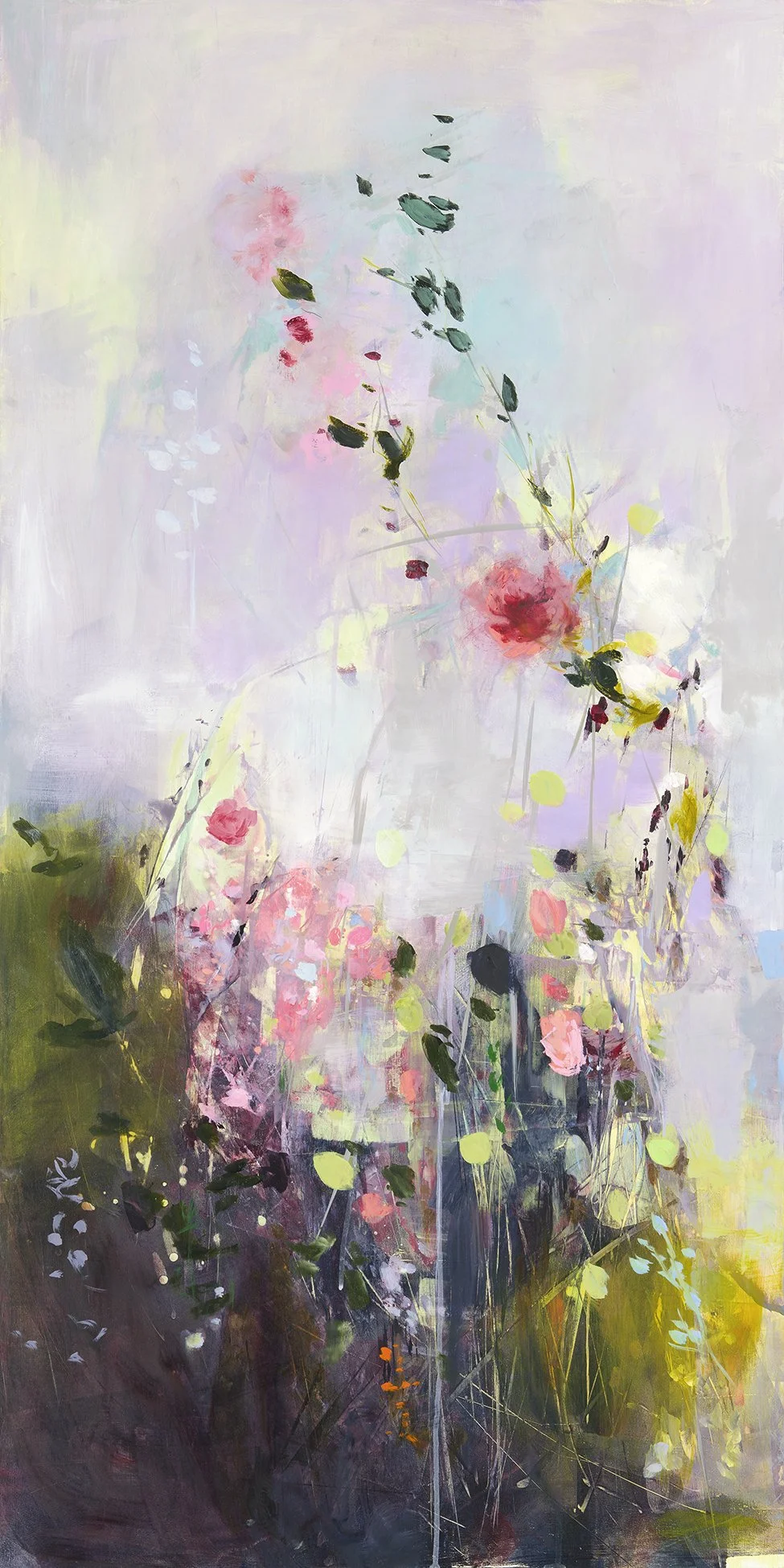   Moment in Time  Oil on wood 48×24 inches 