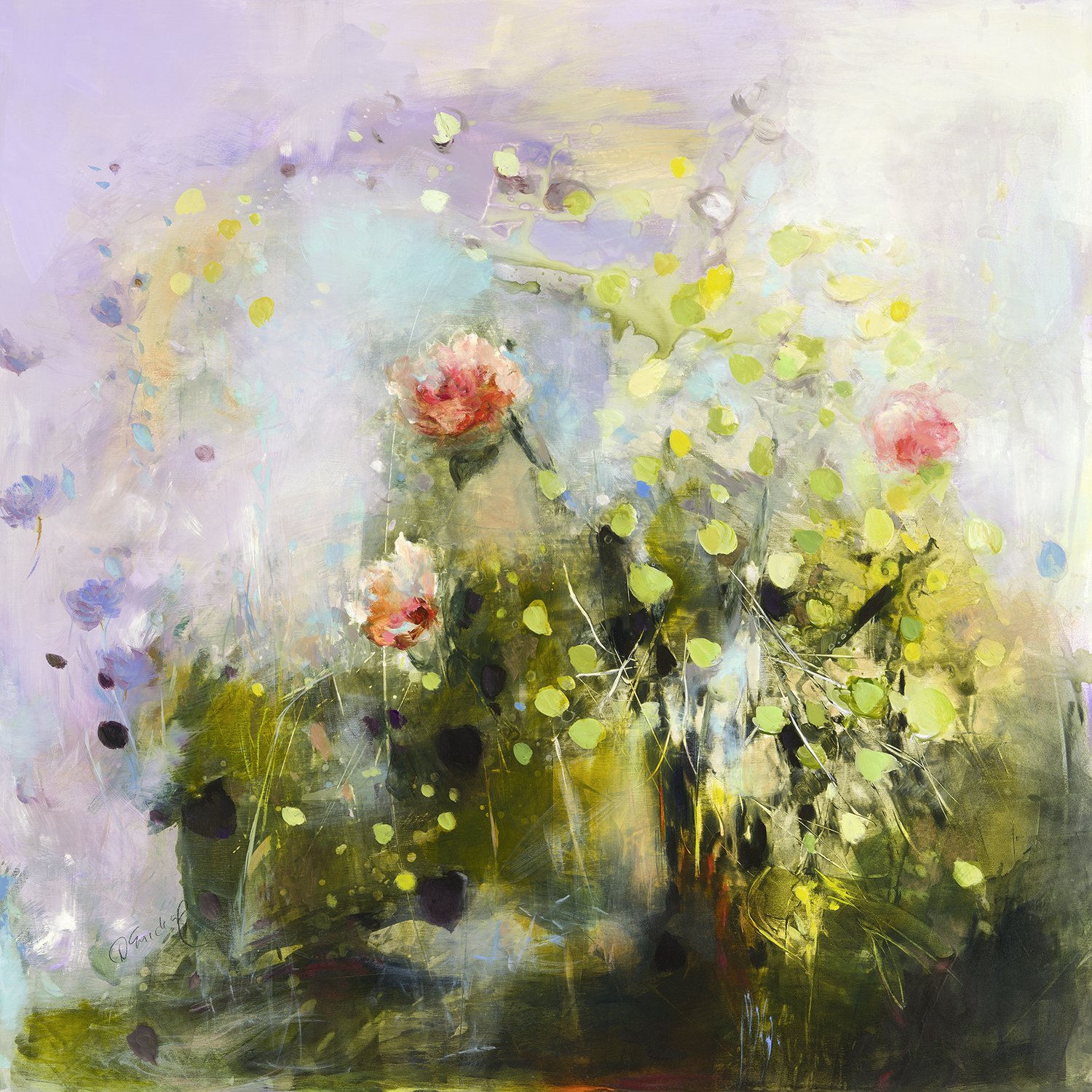   My Hope in Disguise  Oil on wood 36×36 inches 