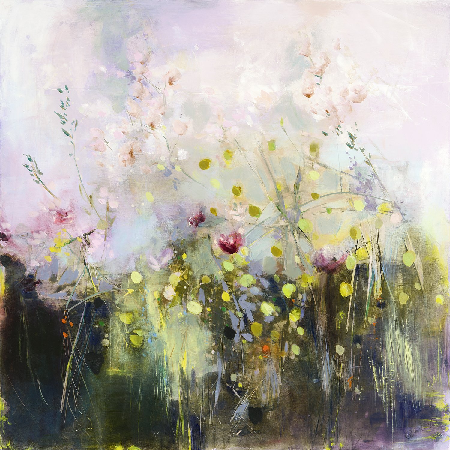   Why Can’t It Always Be Like This  Oil on wood 36×36 inches 