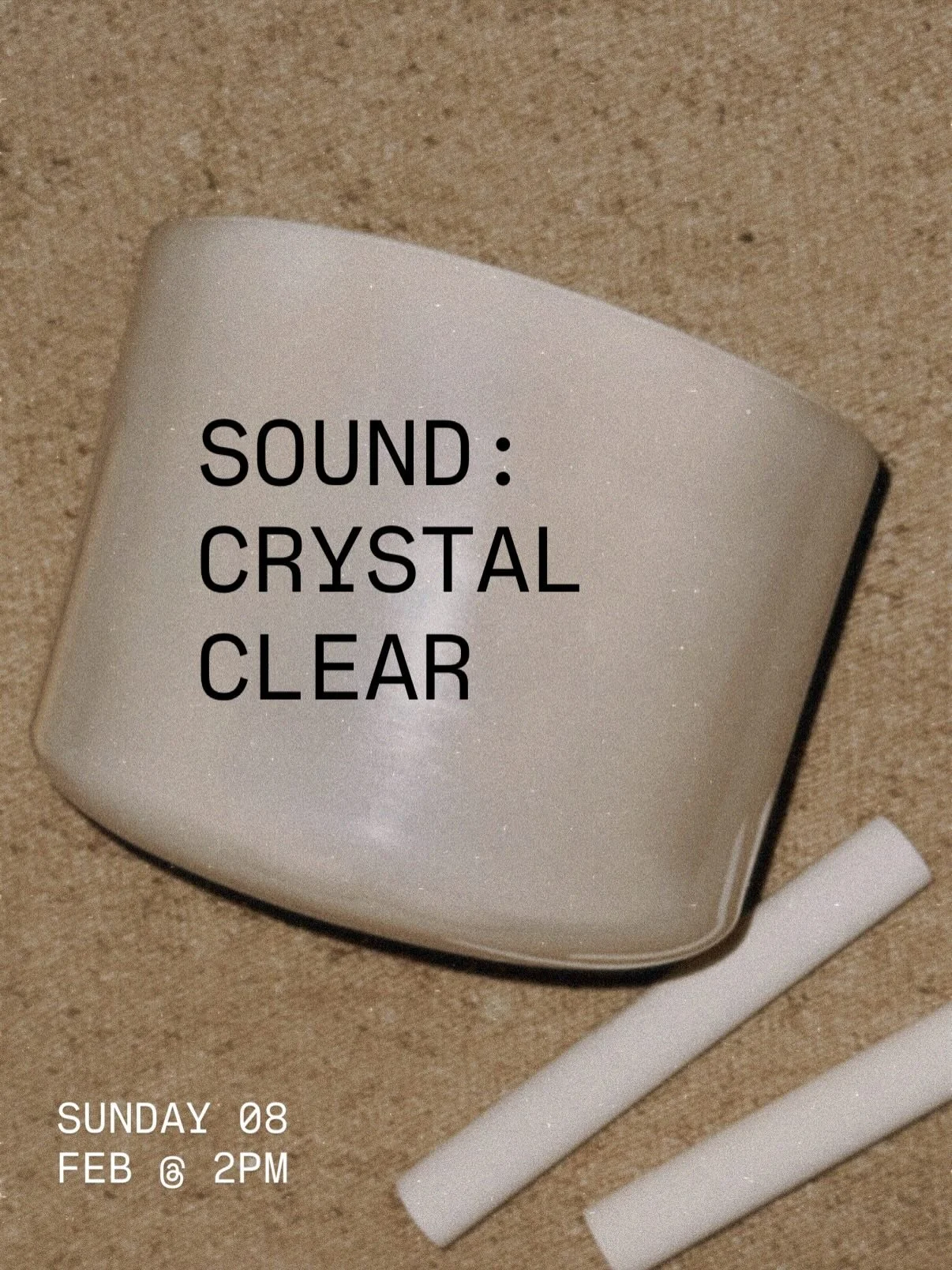 This Sunday ☀️ I&rsquo;m teaching a crystal bowl-only sound meditation @officialritual 🏠

The intention here was to host something super light and soft for our overworked nervous systems to rest into ☁️

There won&rsquo;t be any loud sounds or noise