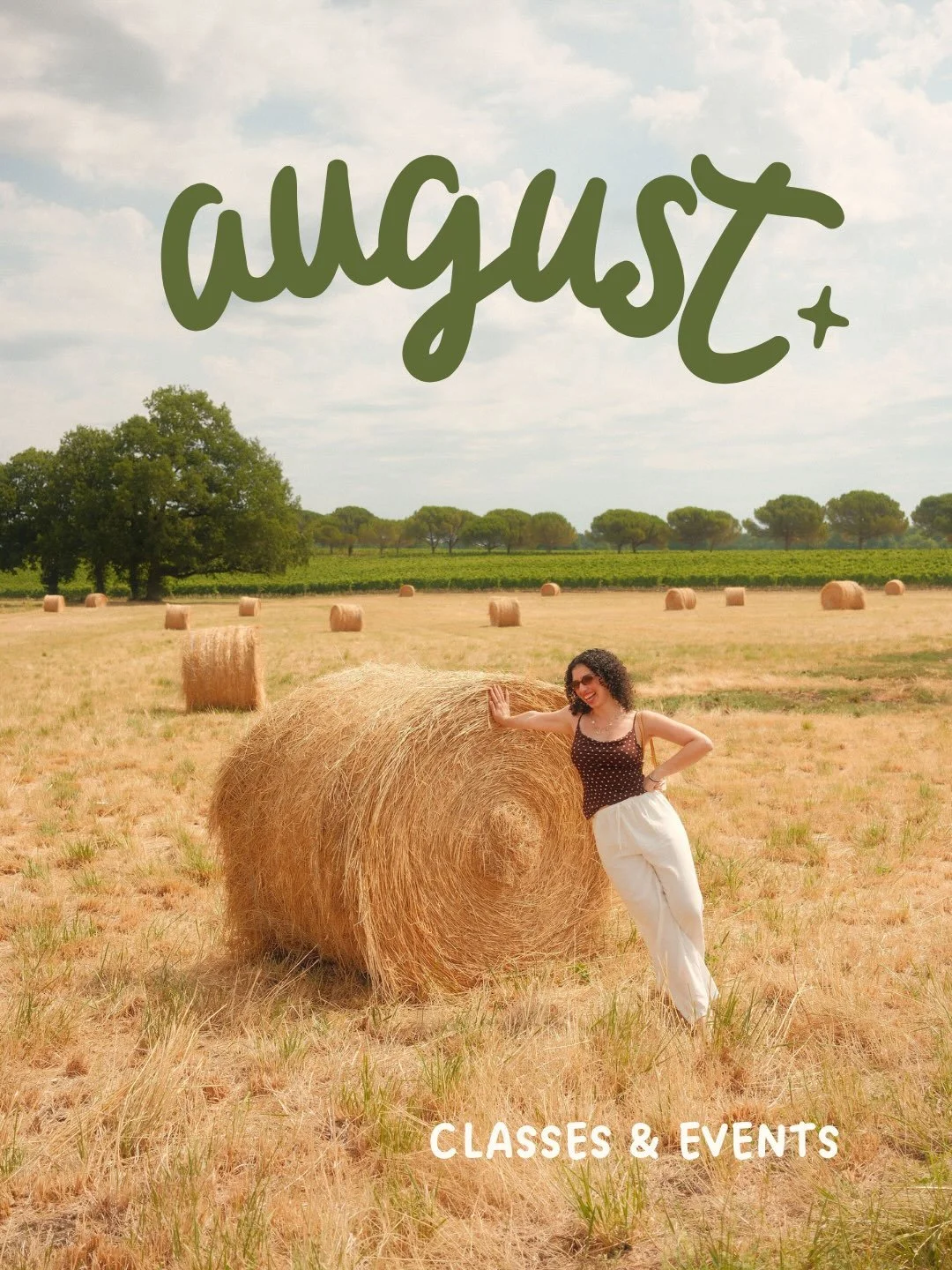 The best month of the year is here ☀️

August is the Sunday morning of the year and I will not elaborate! 😌

I hope you are feeling sun soaked and sexy and eating the ripest fruits and dancing the nights away 💃

I&rsquo;ll be teaching sound meditat