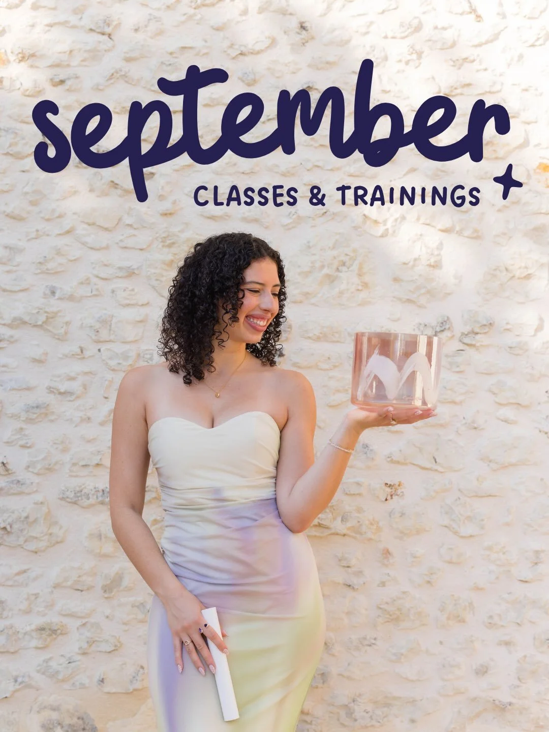Back to school 🤓 lots of chances for you to learn a lil more about yourself, sound, and the world around us this month!! (hint: it&rsquo;s all connected)

BIG HIGHLIGHTS: 💫

🎳 Bowl Club is back! Spend 4 months learning sound with me @itsjackiecant