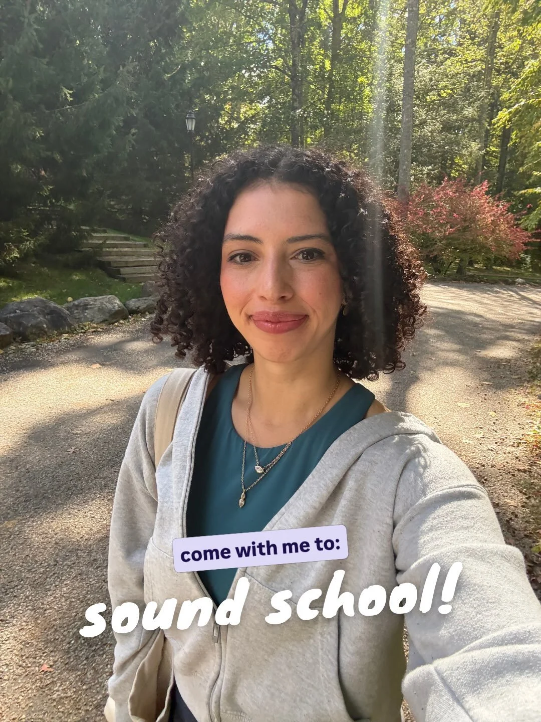Had such a beautiful time @thethyme_ this past week in sound school with @the_gong_experience 🌲

David, Monica, Adam, Kiki, Mattan, Kylie, and all the beautiful teachers and team were such a delight to learn from &amp; I&rsquo;m leaving this week fe
