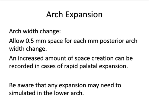 R&b Rlsa Key Royal London Space Analysis (RLSA) — Cephtactics Dental