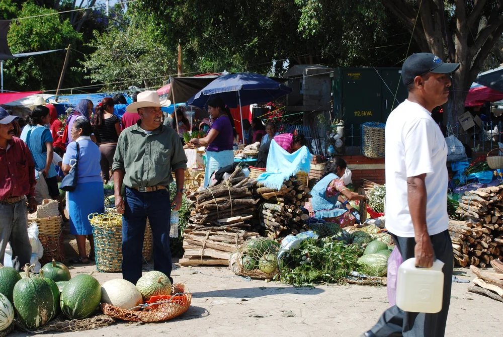 Tianguis in Mexico
