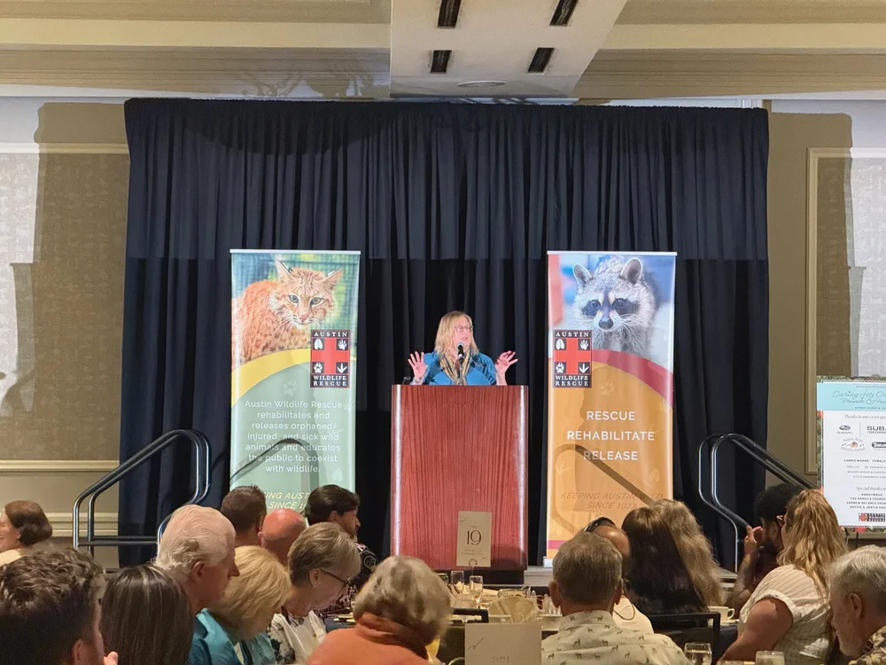 The program during the Caring for Critters Brunch