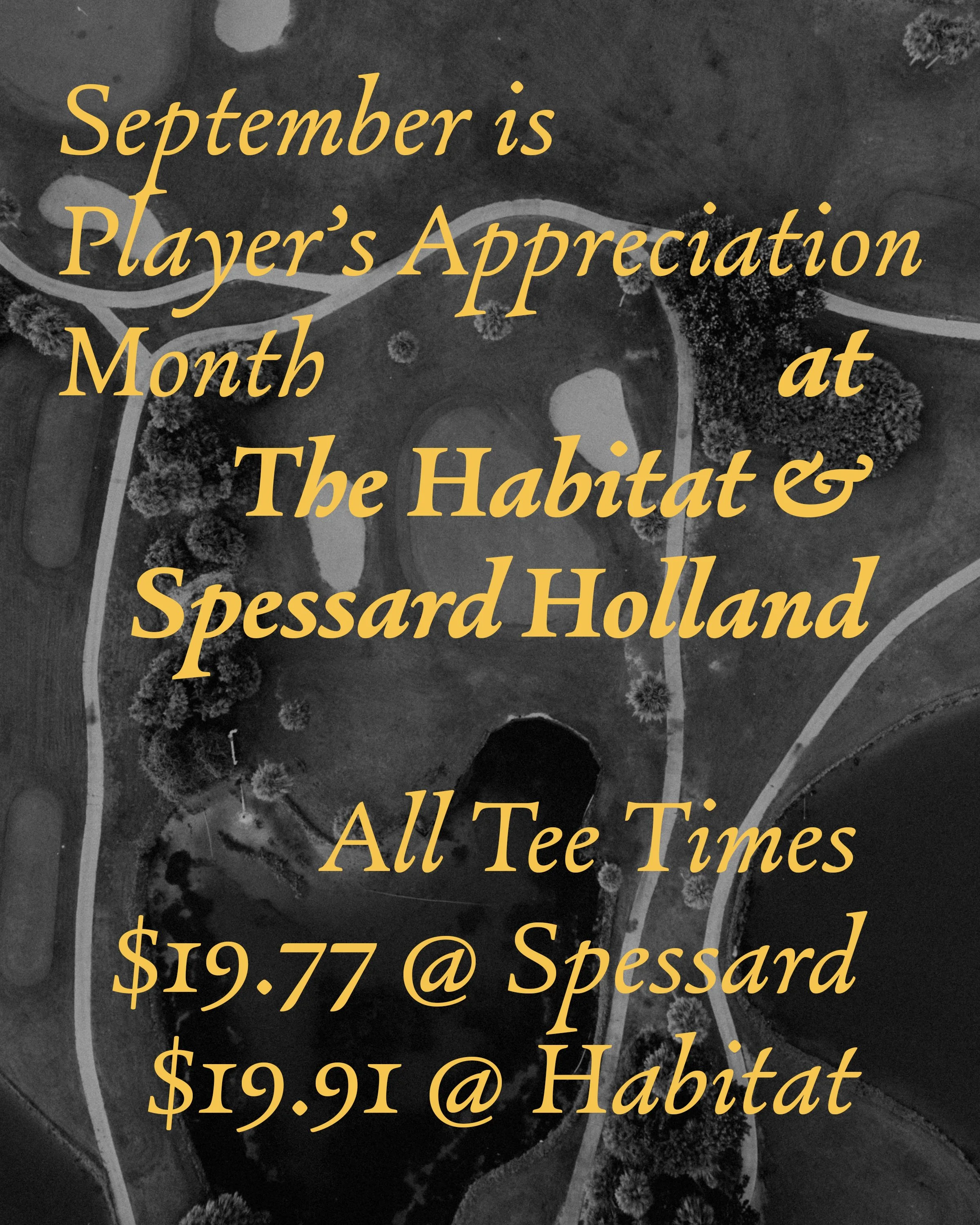 September is Player’s Appreciation Month