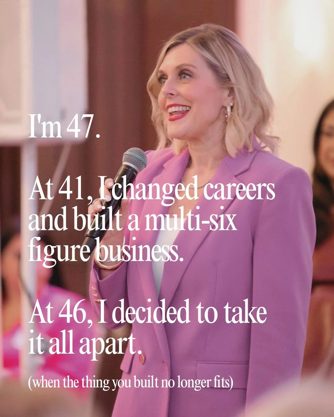 there&rsquo;s a really uncomfortable in-between when you&rsquo;ve already shifted internally but everything on the outside still looks like the old version of you&hellip;

and that&rsquo;s where I&rsquo;ve been.

if you&rsquo;re sitting in your own v