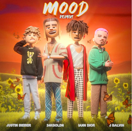 24kGoldn- Mood (Remix) feat. Iann Dior, Justin Bieber, &amp; J Balvin