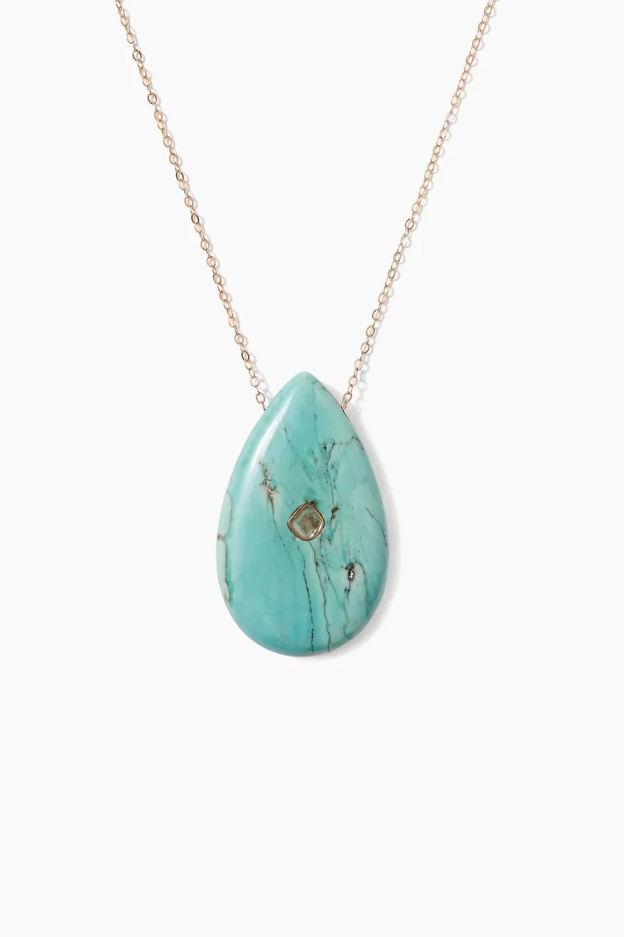 CHAN LUU 14K TEMPLE NECKLACE TURQUOISE | Gypsy Teal