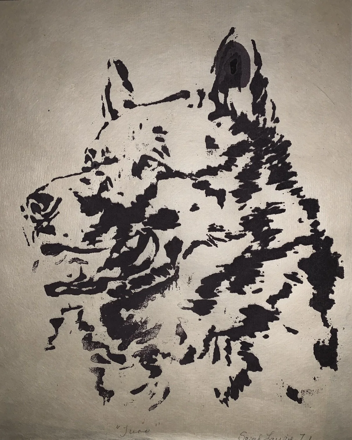 Juno, Screen Print on Kitakata Paper (2018)