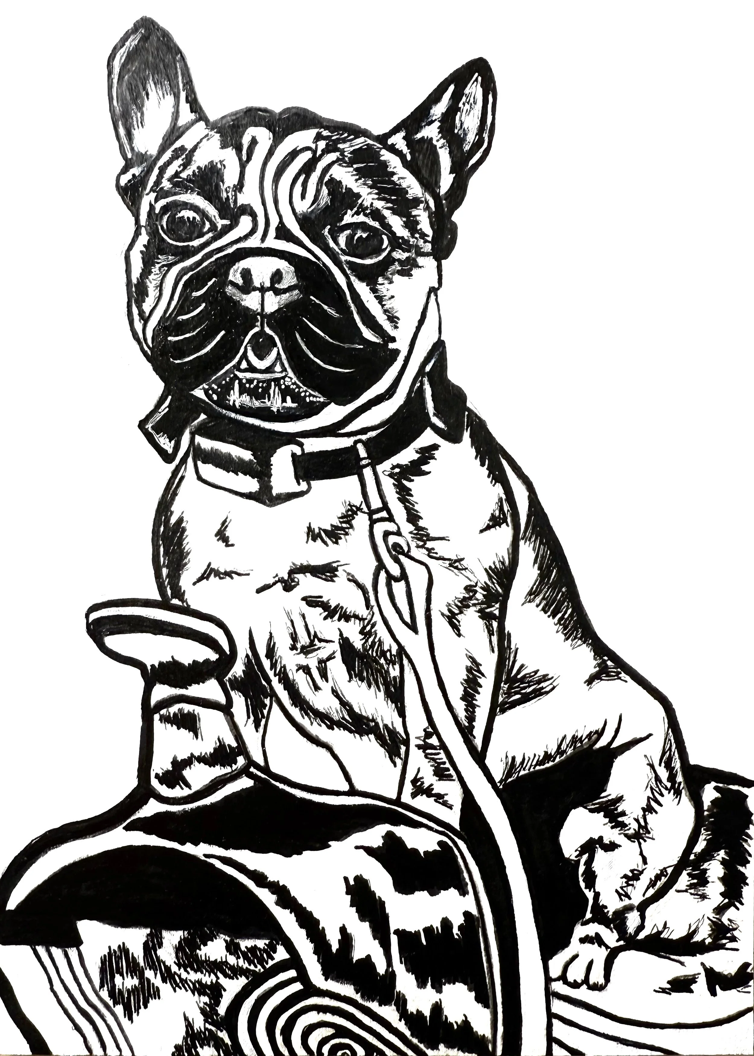 Gigi, Ink on Paper (2025)