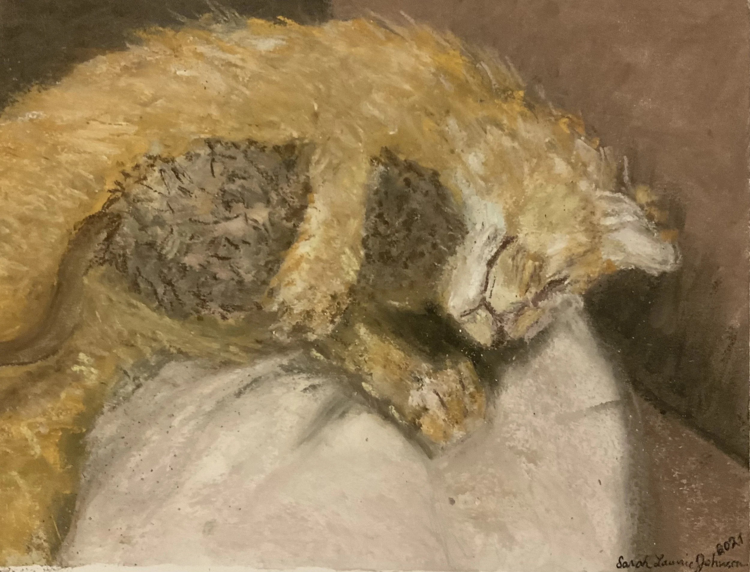 Oil Pastel on Paper (2021)