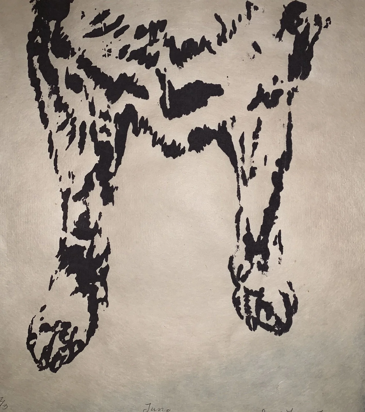 Juno, Screen Print on Kitakata Paper (2018)