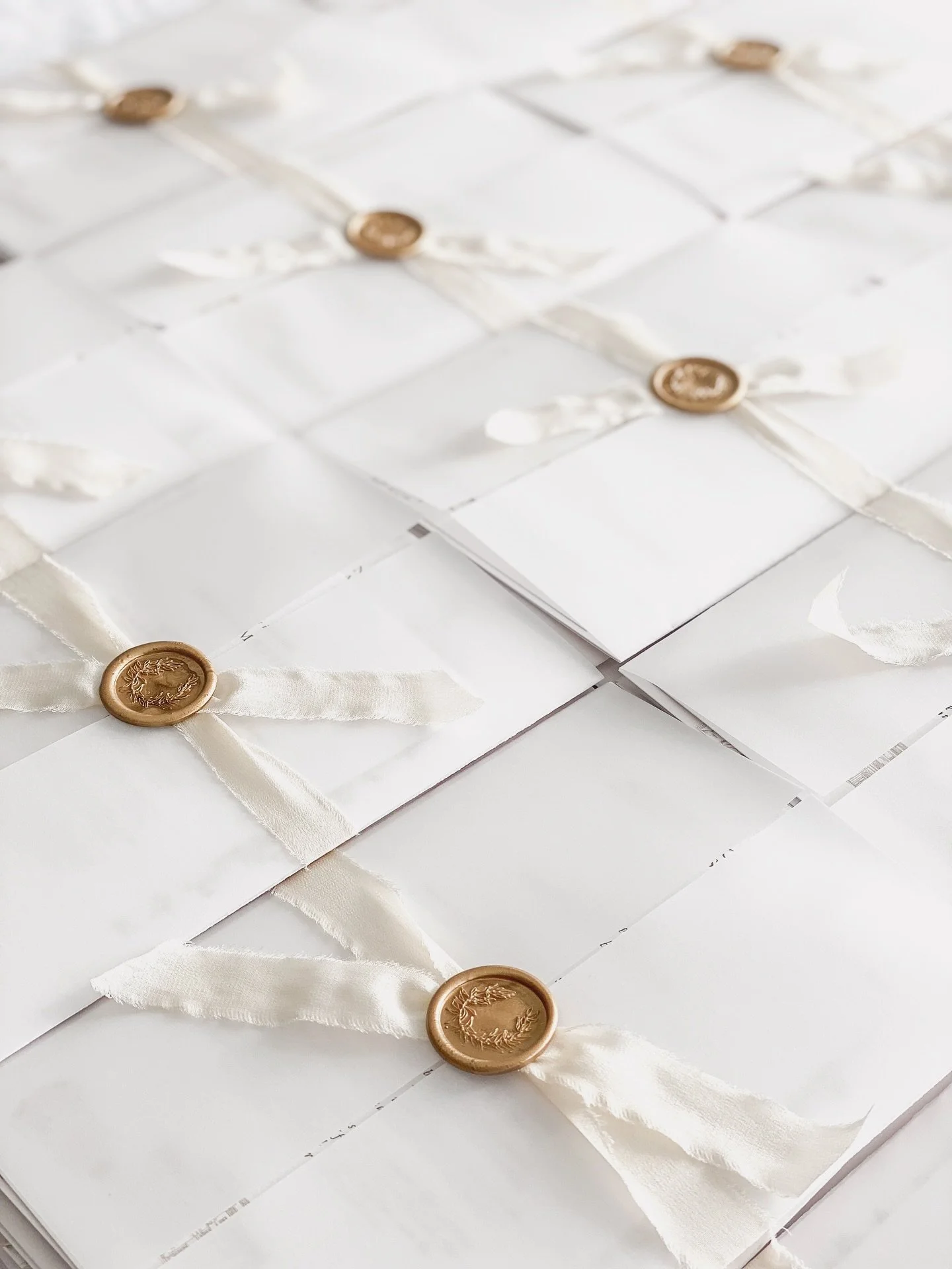 Elegance sealed with a golden touch for this gorgeous couple ✨ Each invitation, hand-illustrated with care, wrapped in sheer vellum, tied with beautiful silk ribbon, and sealed with a delicate floral wax stamp. A timeless first impression for your sp