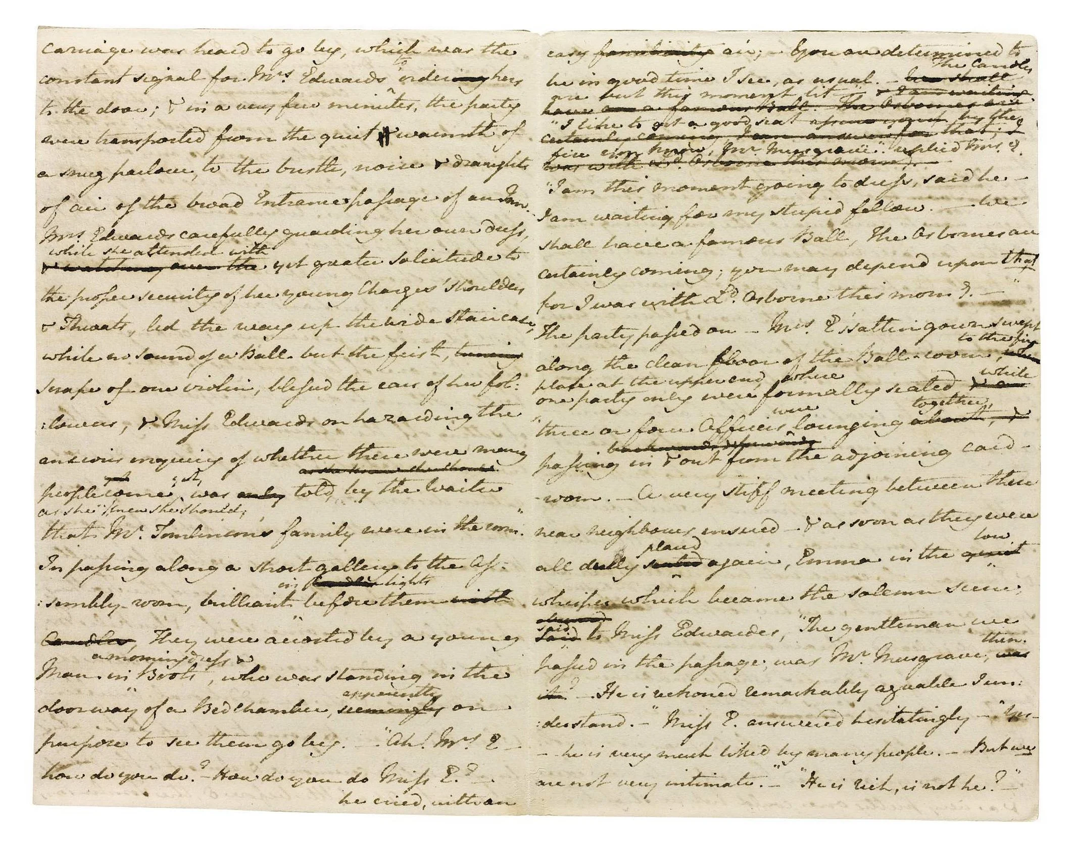Pride and Prejudice Manuscript
