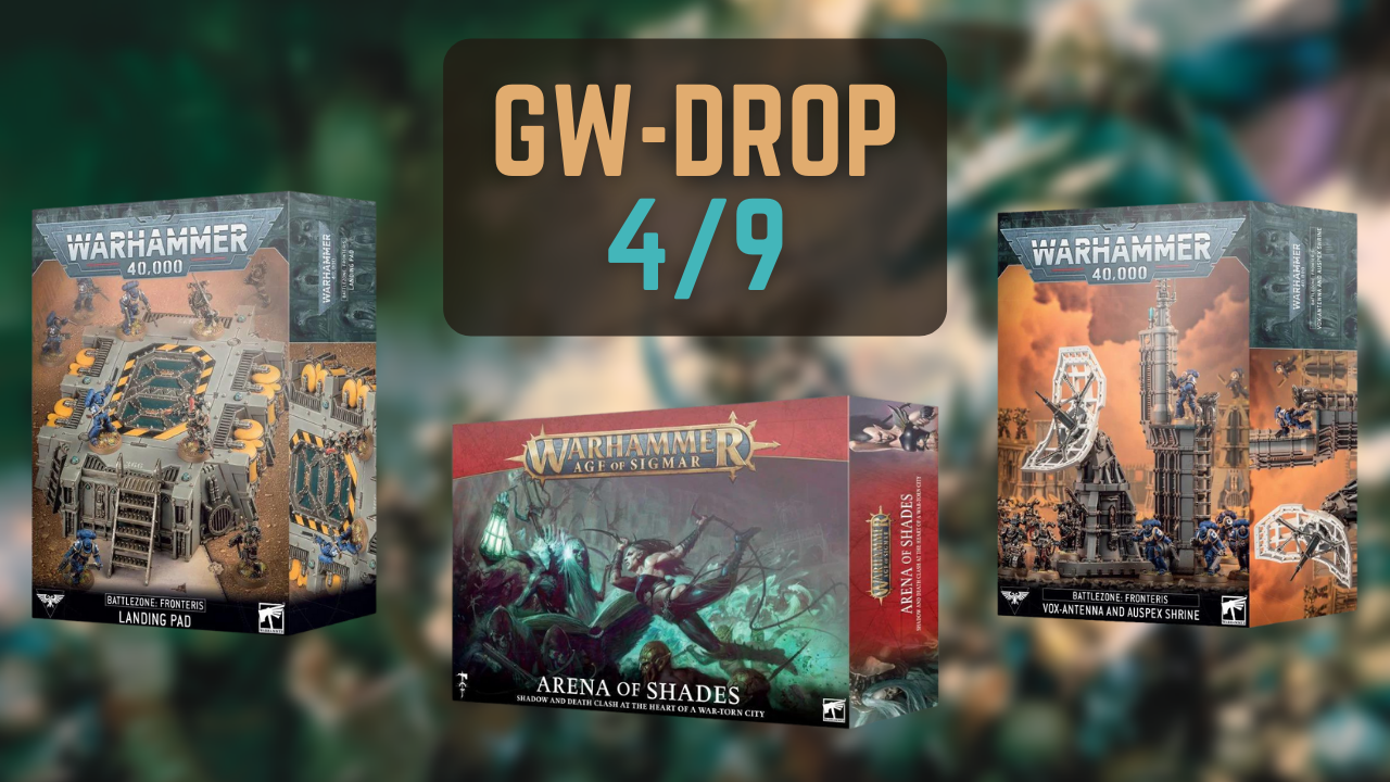 Games Workshop Drop: 4/9 Product List
