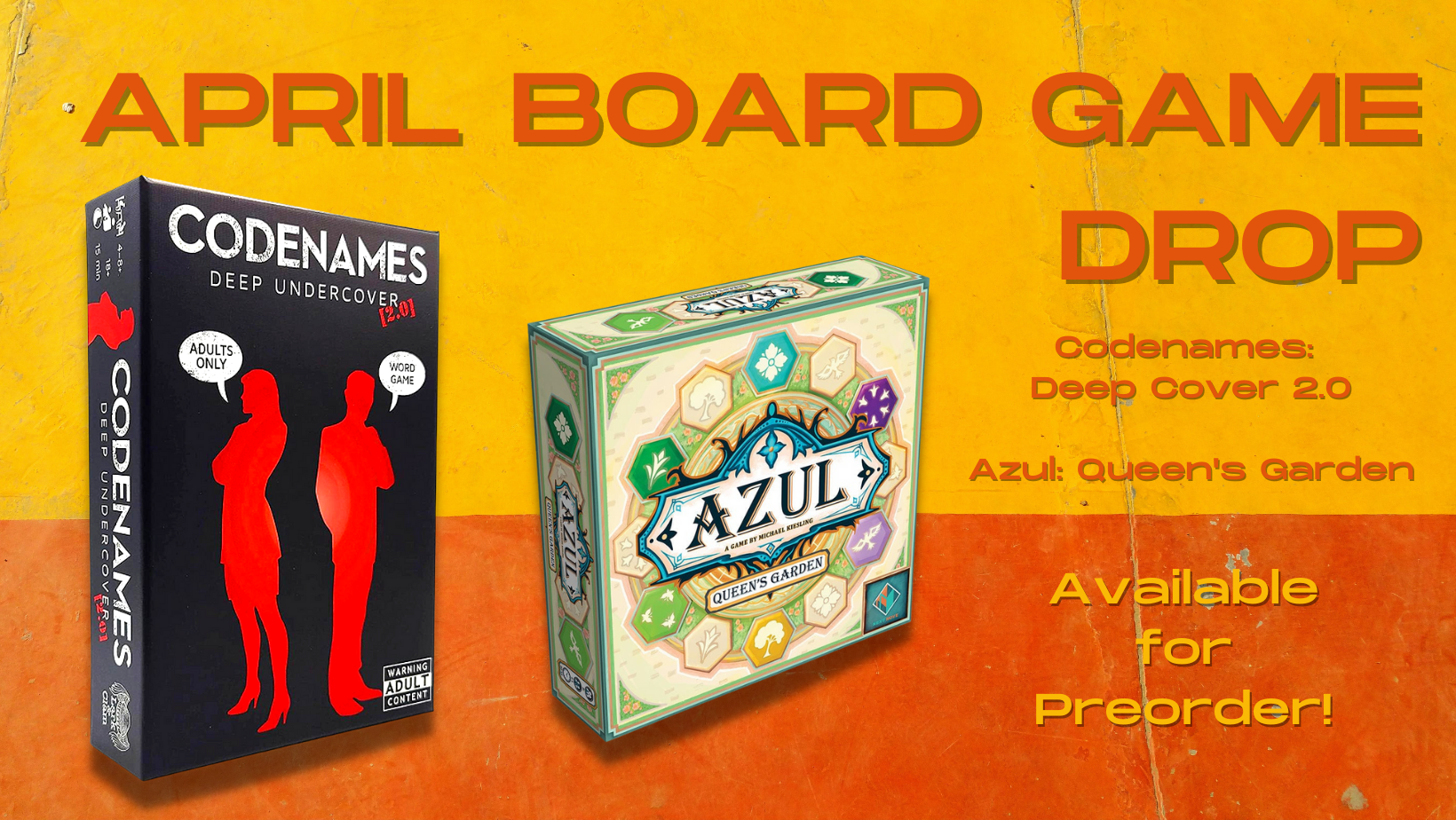 April Board Game Drop