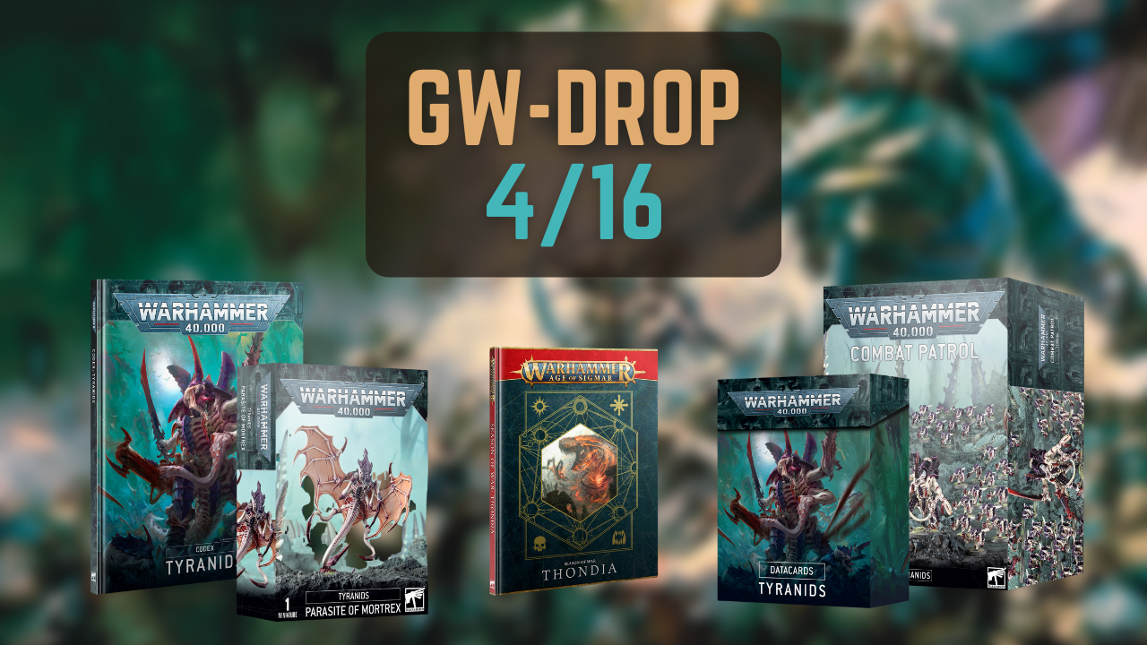Games Workshop Drop: 4/16 Product List