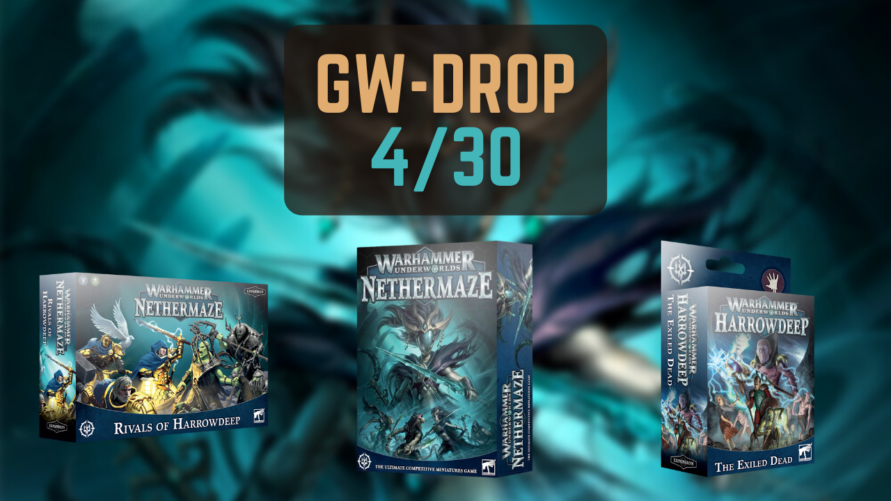 Games Workshop Drop: 4/30 Product List
