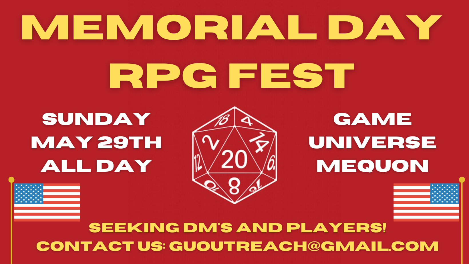 Memorial Day RPG Fest