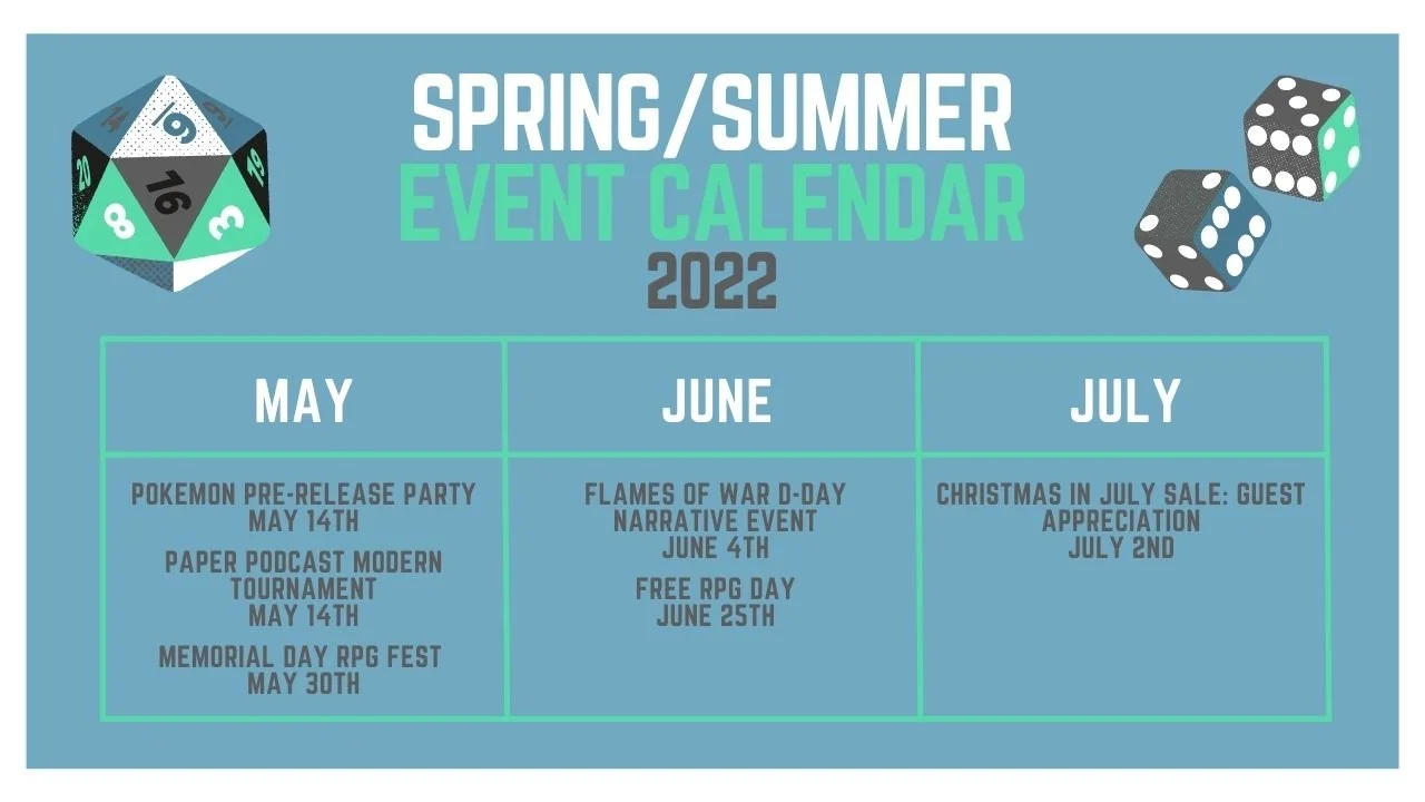 Spring/Summer Events - 2022