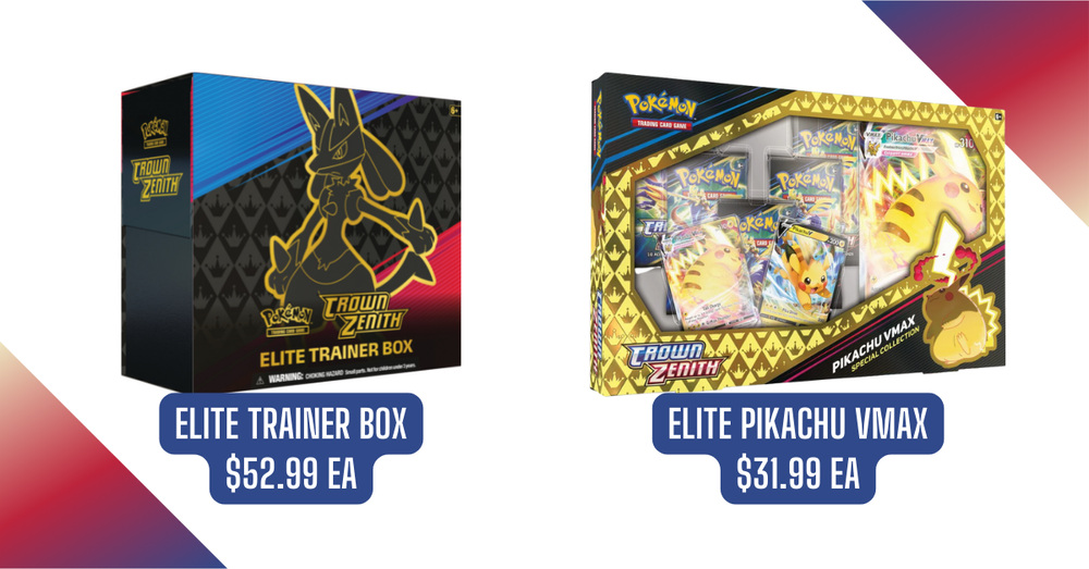 Pokémon TCG: Crown Zenith Products — Game Universe