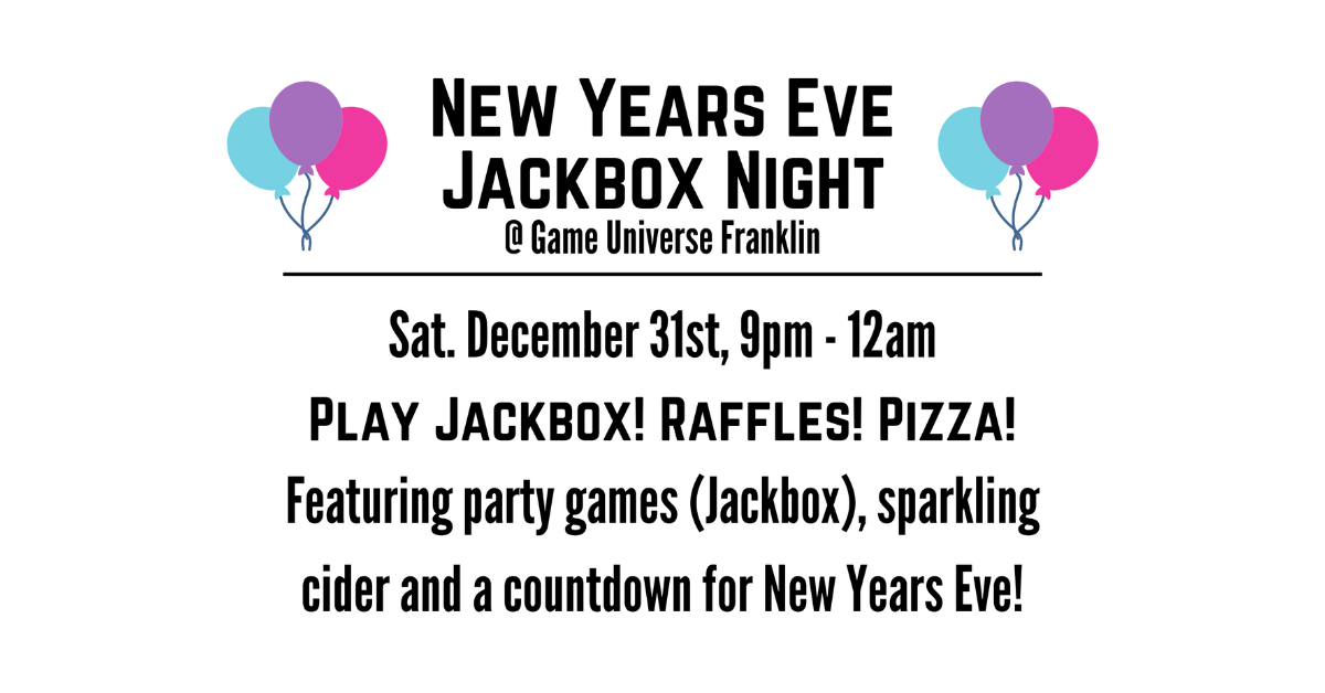New Years Eve Jackbox Night