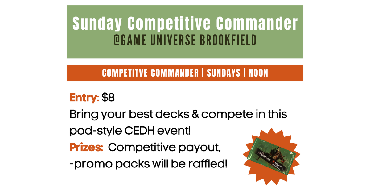 Sunday Competitive Commander | Brookfield