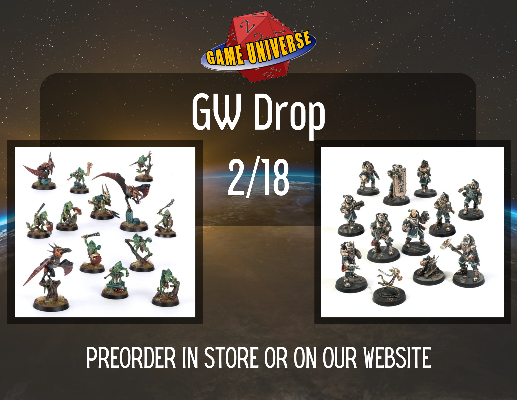 Games Workshop Drop: 2/18