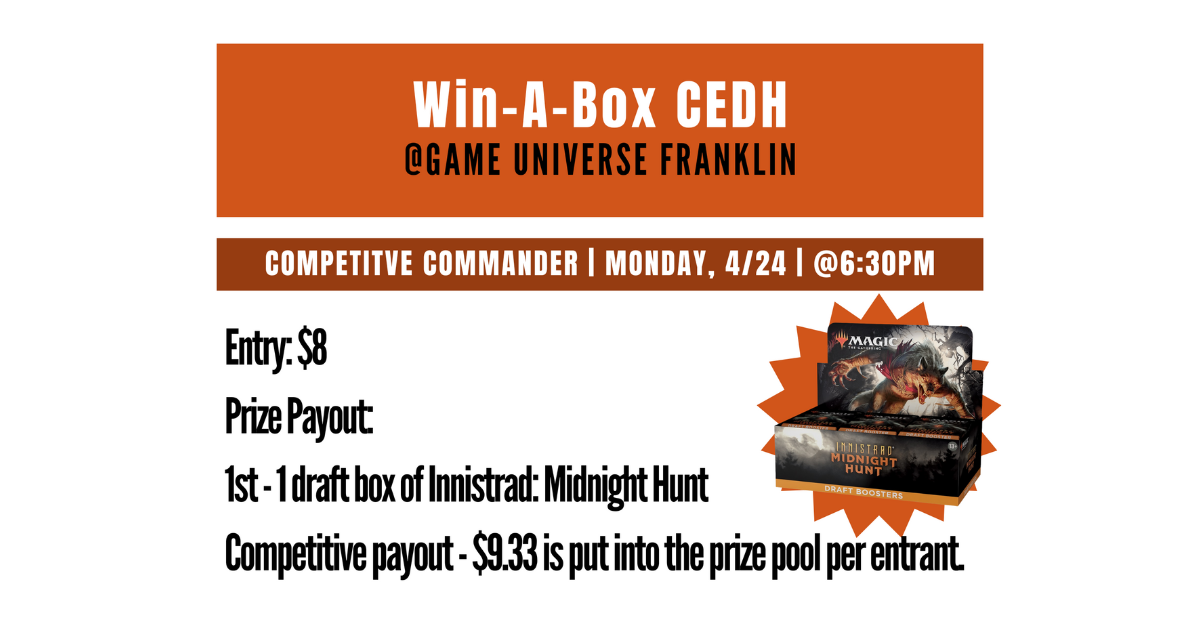 Win-A-Box CEDH | Franklin