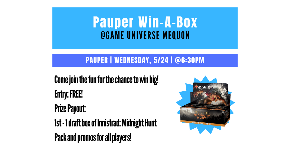 Win-A-Box Pauper | Mequon