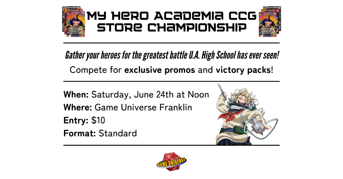 My Hero Academia CCG Store Championship - Franklin