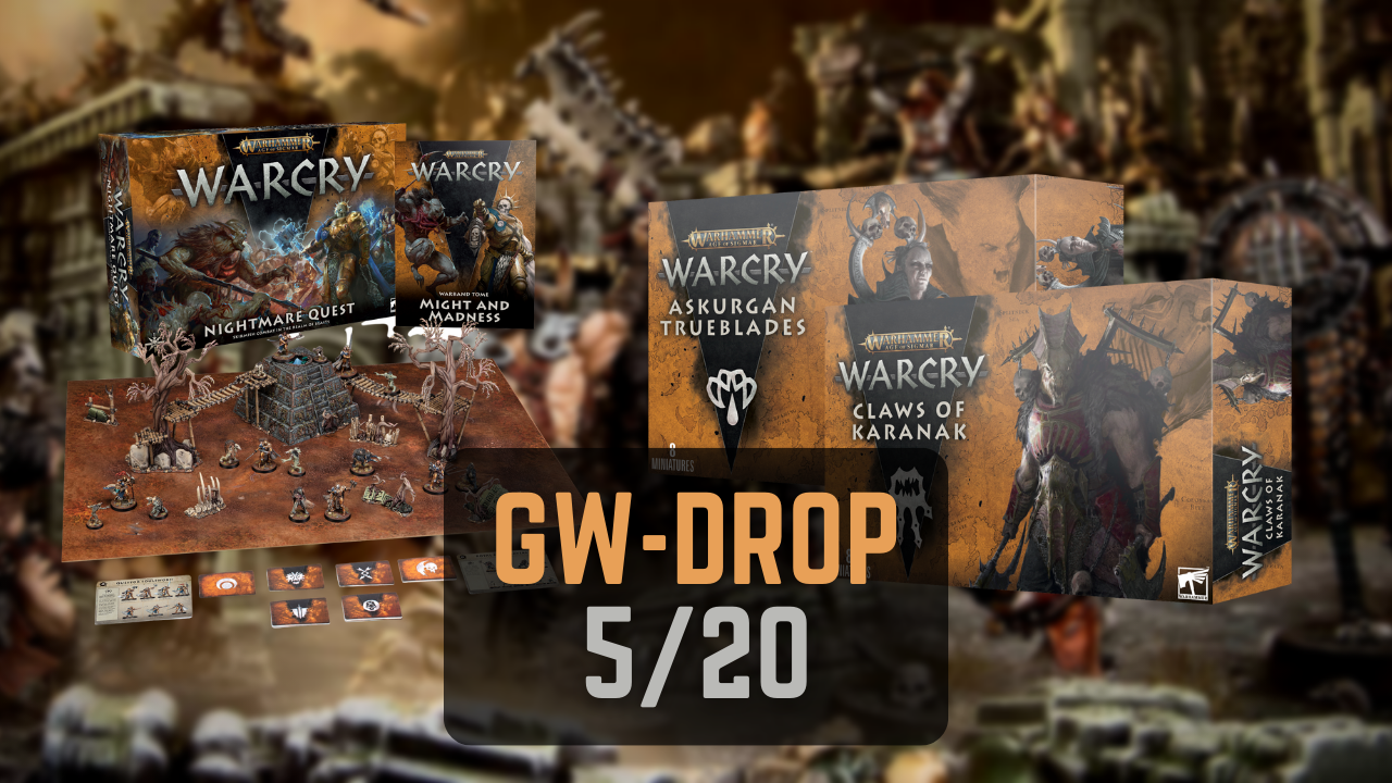 Games Workshop Drop: 5/20 Product List