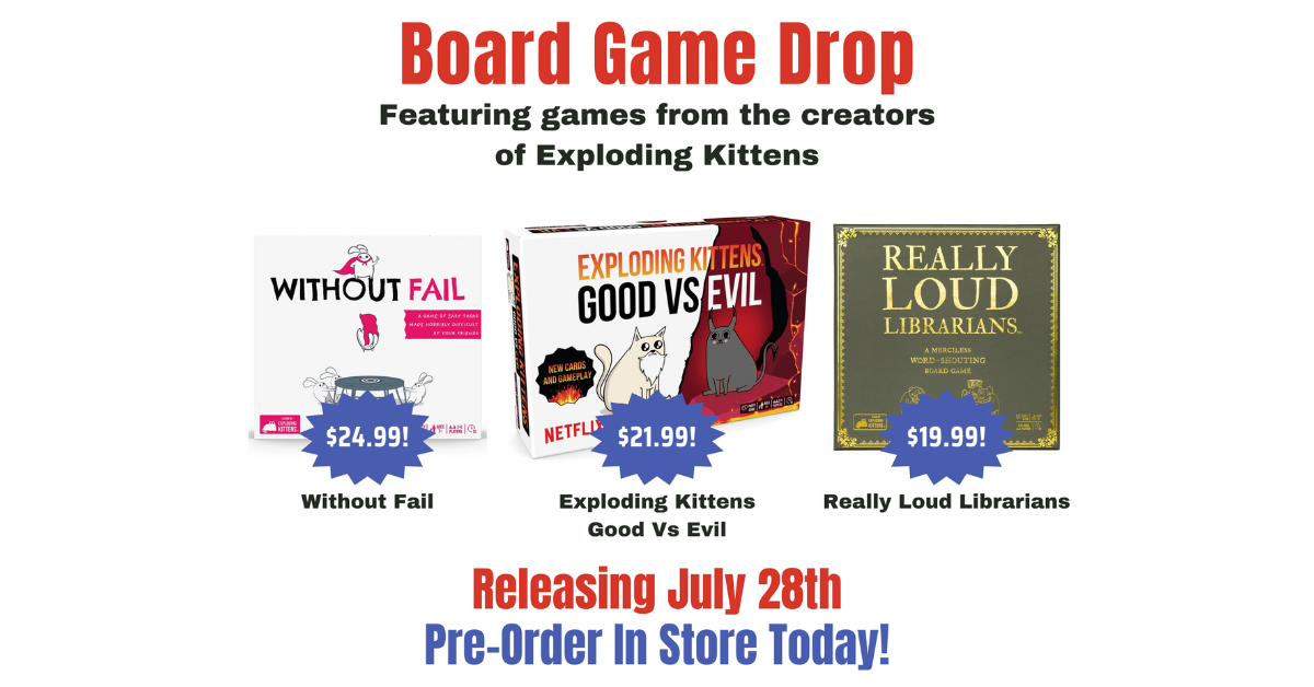 Board Game Drop - Exploding Kittens