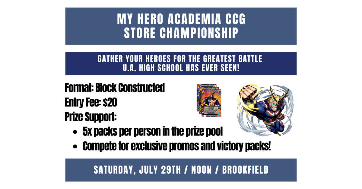 My Hero Academia CCG Store Championship - Brookfield