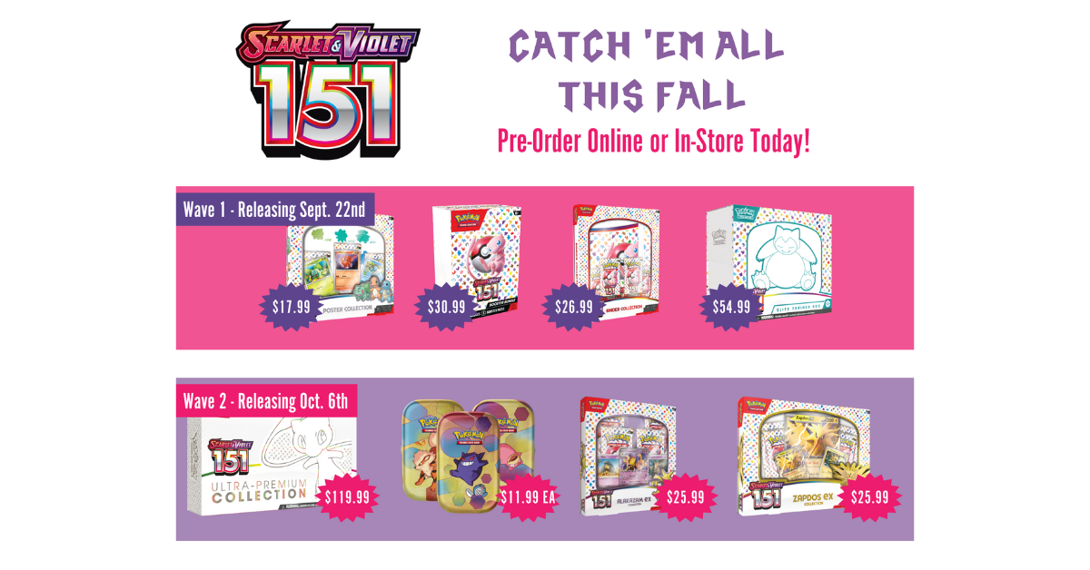 Pokémon TCG: 151 Products