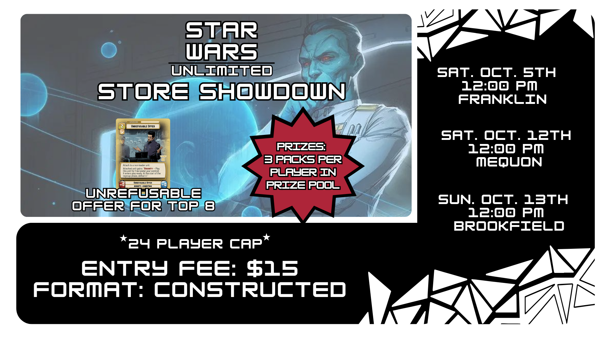 Star wars Unlimited Store Showdown!