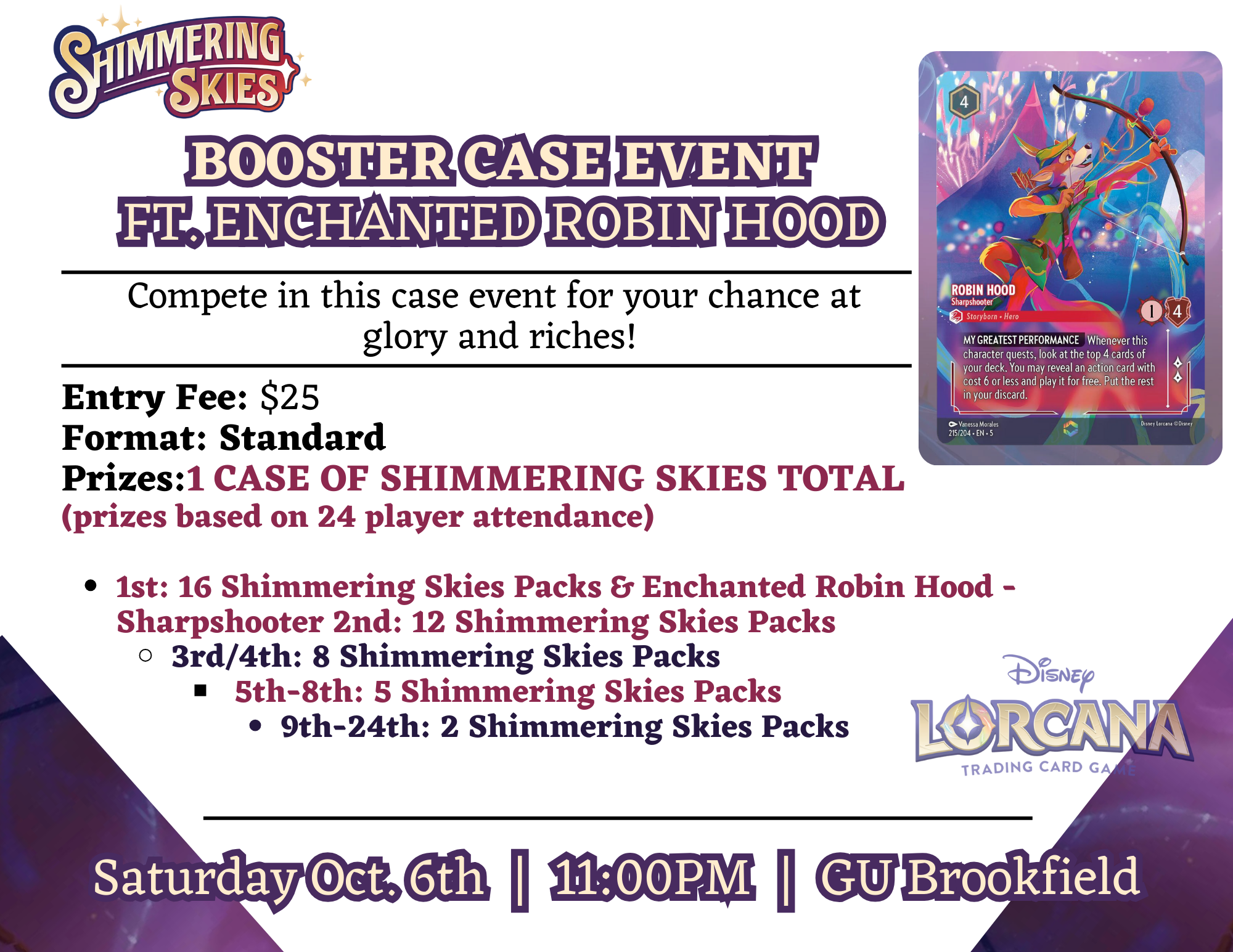 Lorcana Booster Case Event