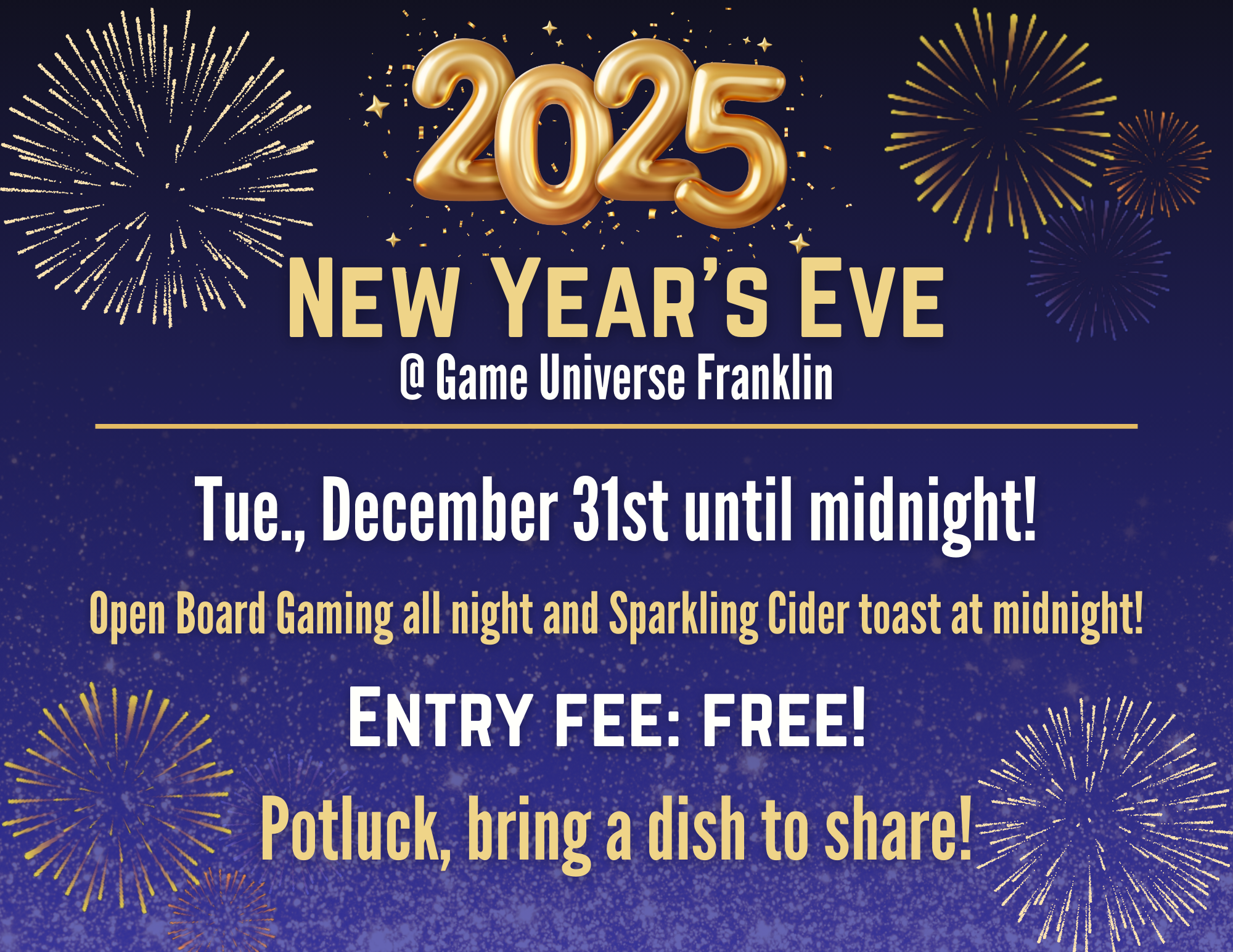 New Year’s Eve Party!