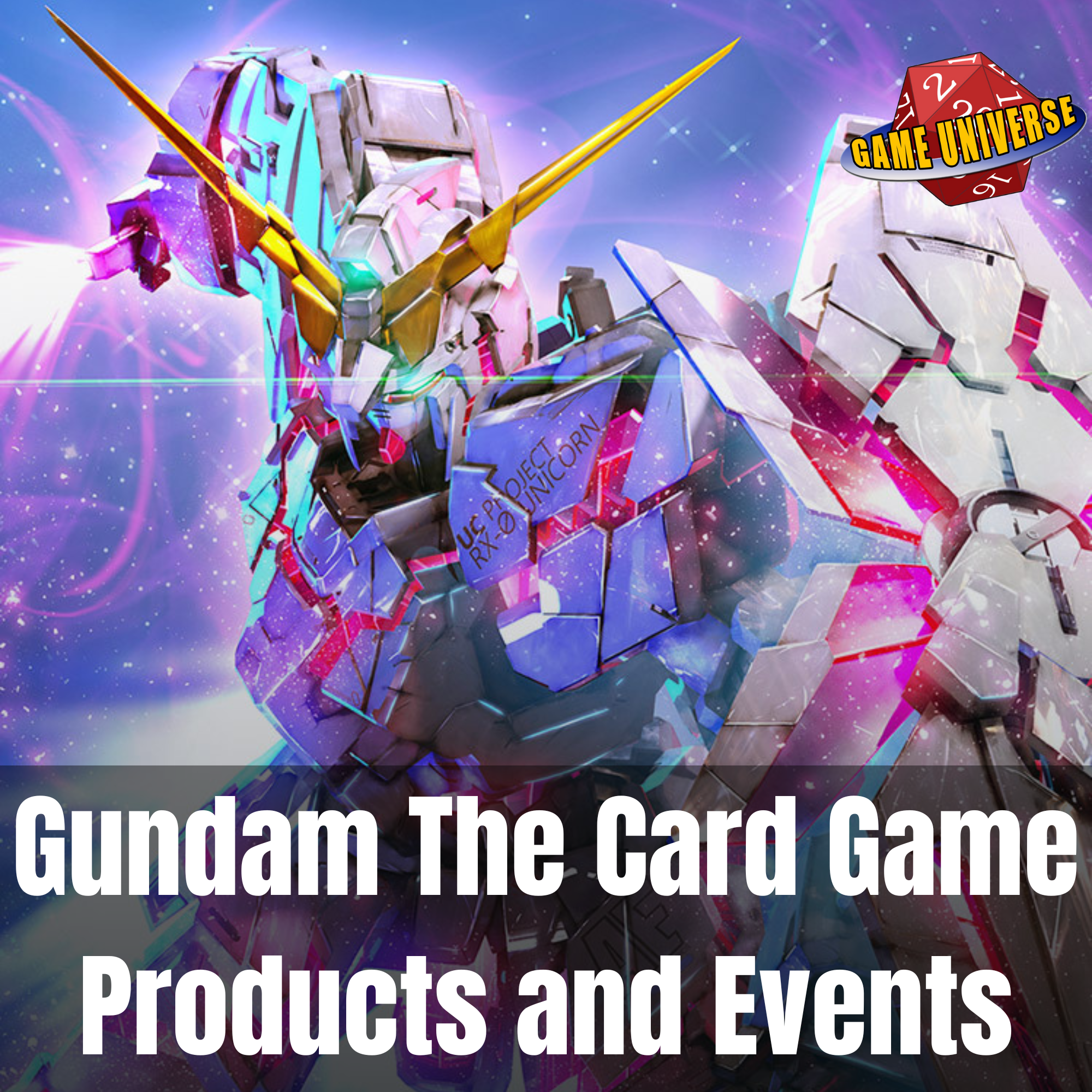 GUNDAM Card Game Products and Events