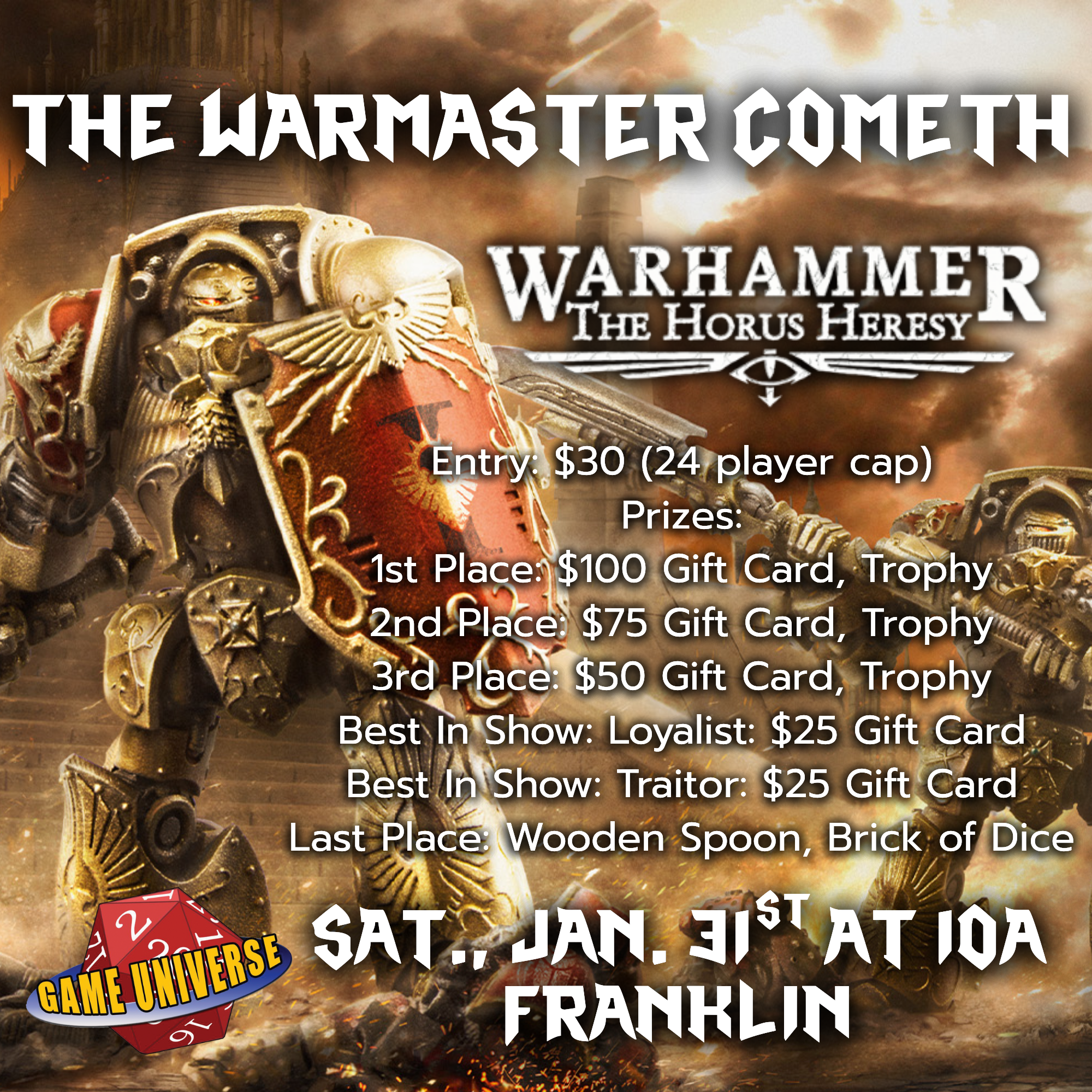 The Warmaster Cometh