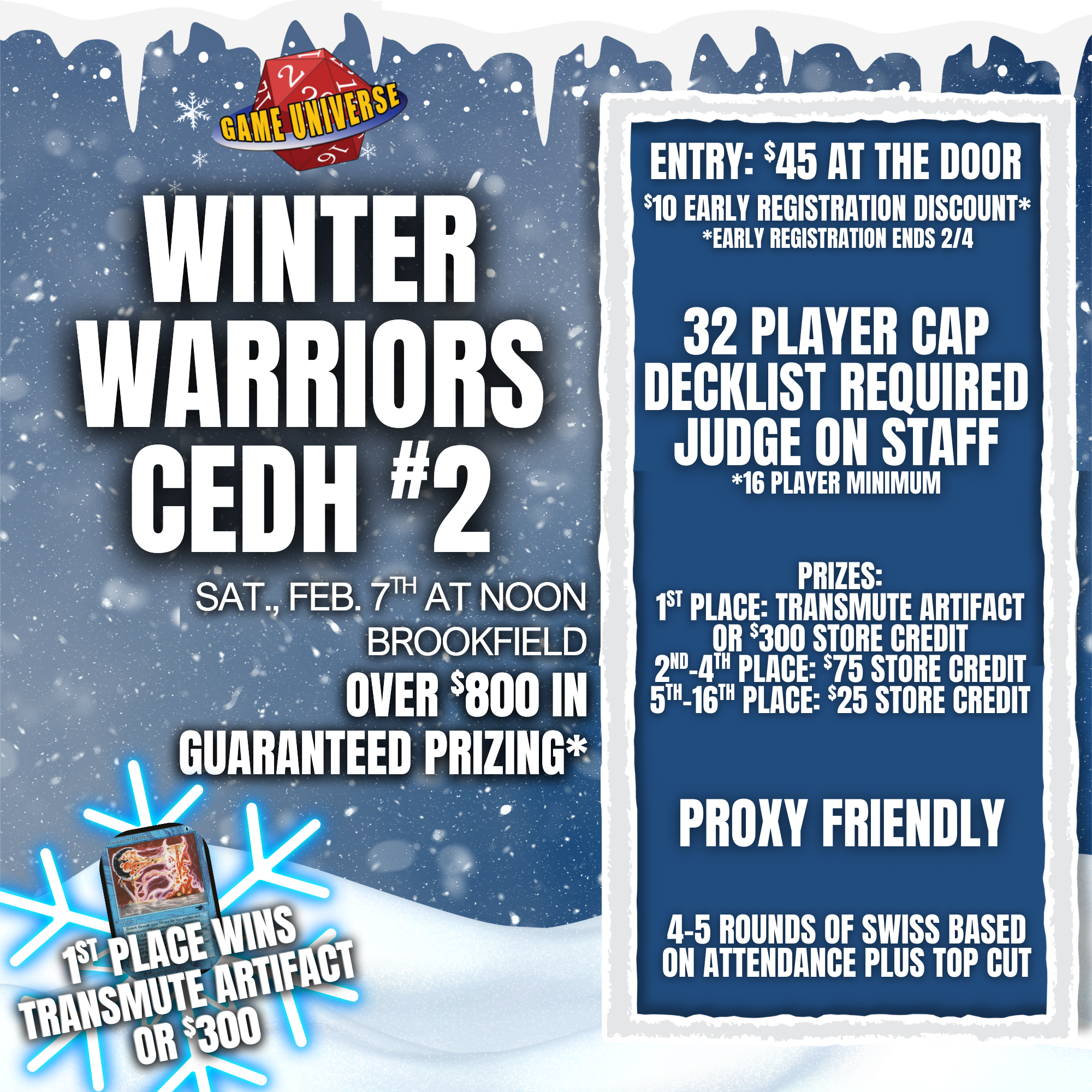 Winter Warriors cEDH #2 - Brookfield