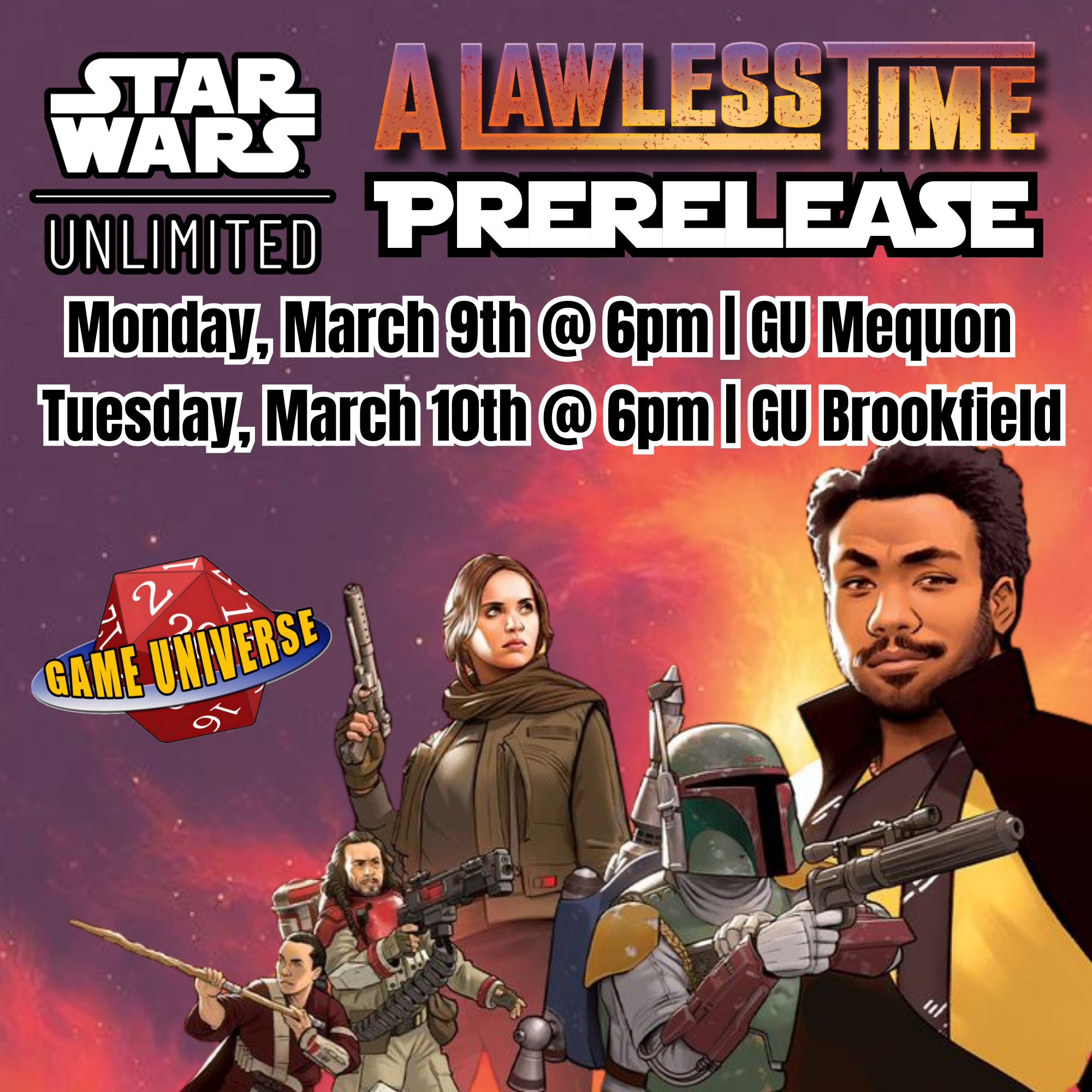 Star Wars: A Lawless Time Prerelease