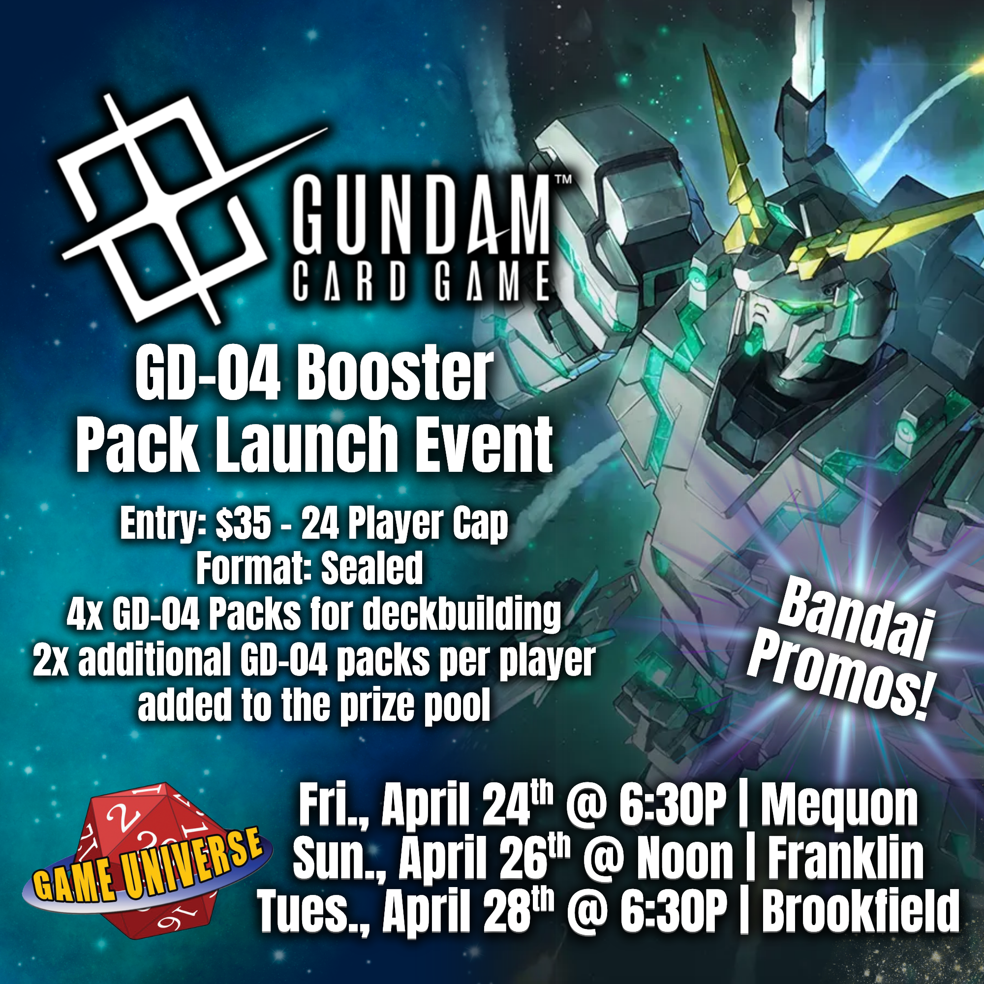 Gundam GD-04 Booster Pack Launch Event