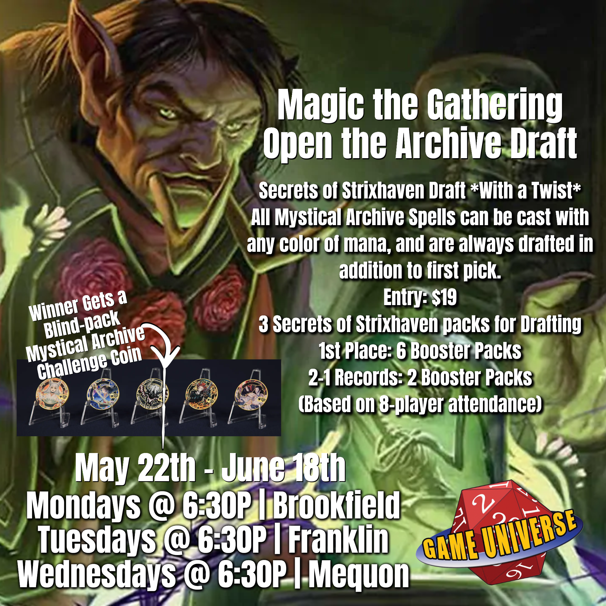 Magic the Gathering Open the Archive Draft