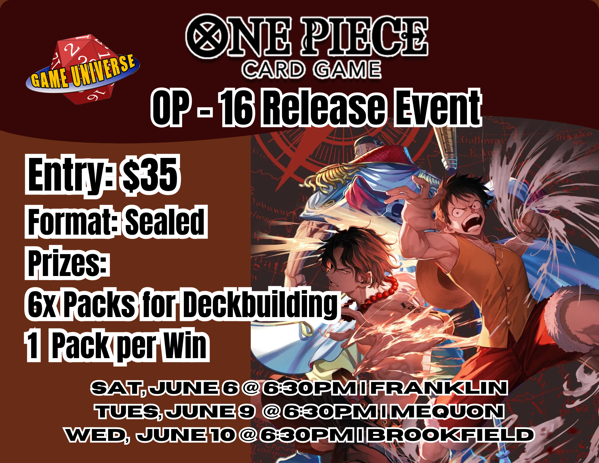 One Piece TCG: OP-16 Release Event