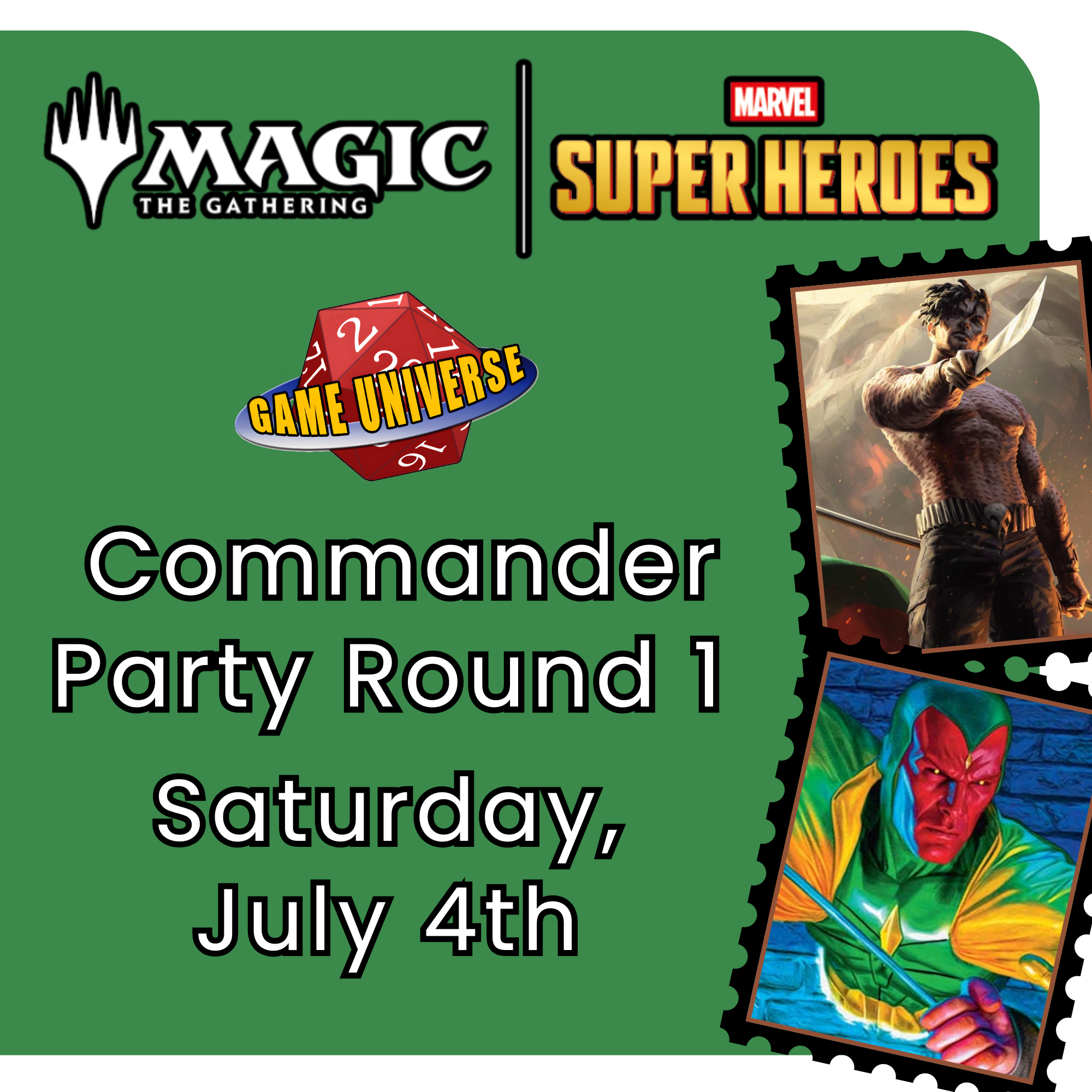 MTG: Marvel Super Heroes - Commander Party Round 1