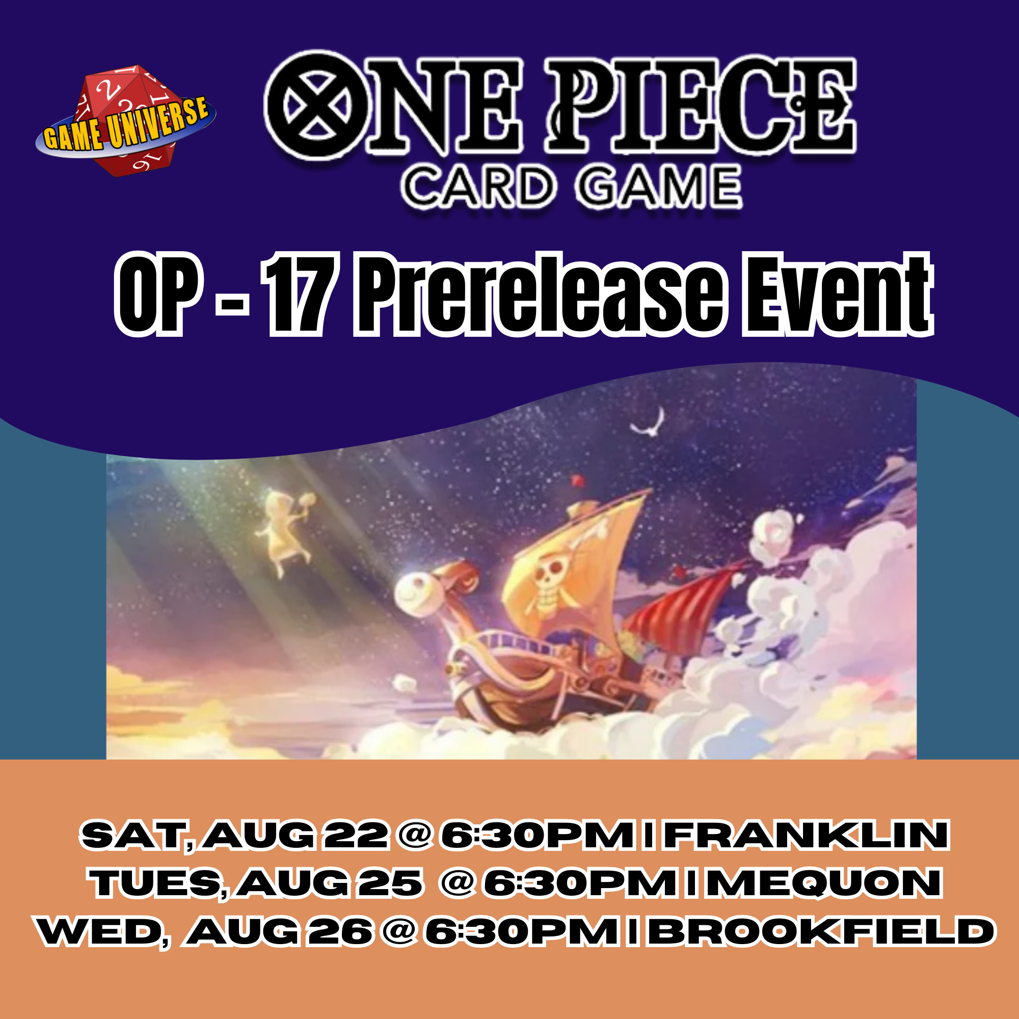 One Piece TCG: OP- 17 Prerelease 