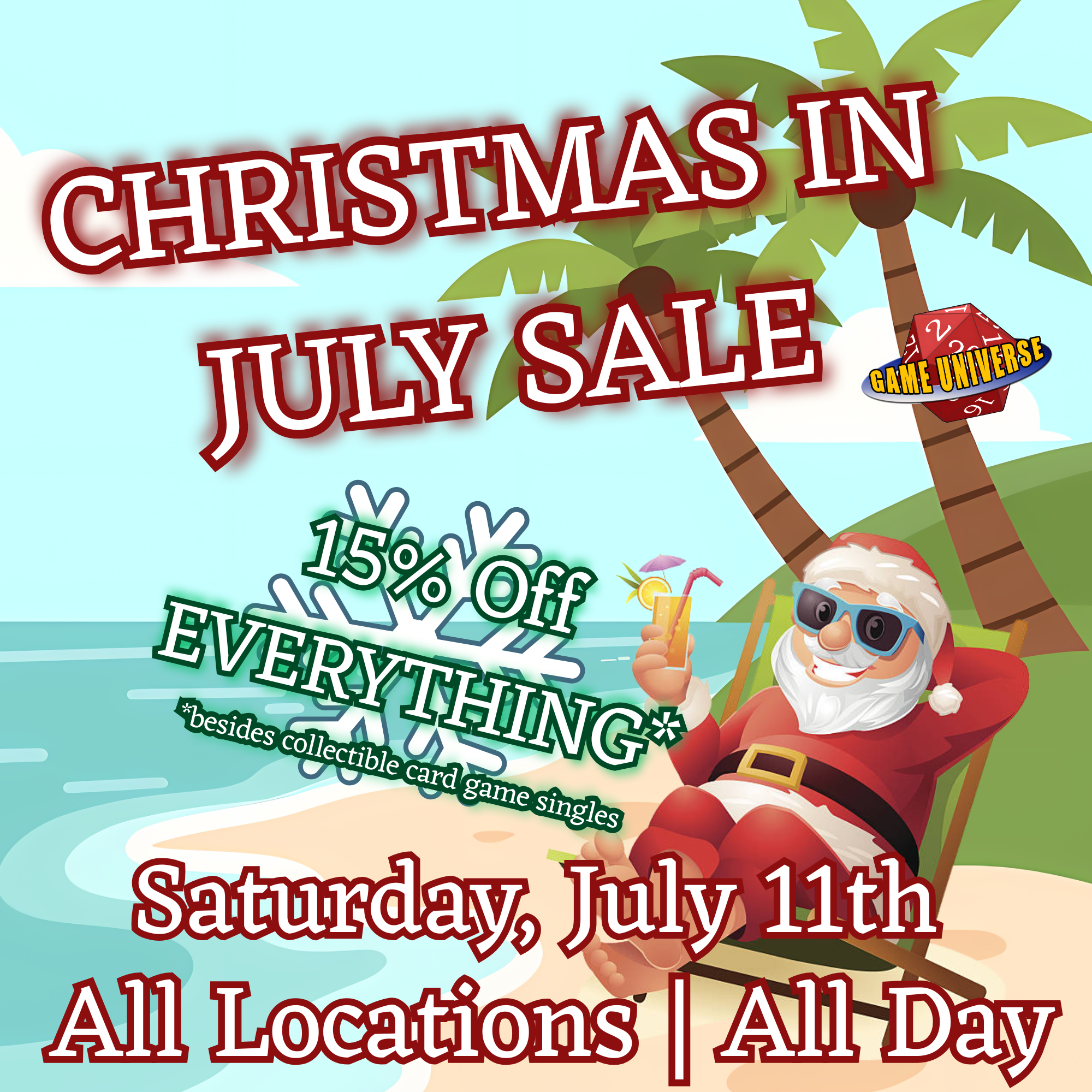 Christmas in July Sale!